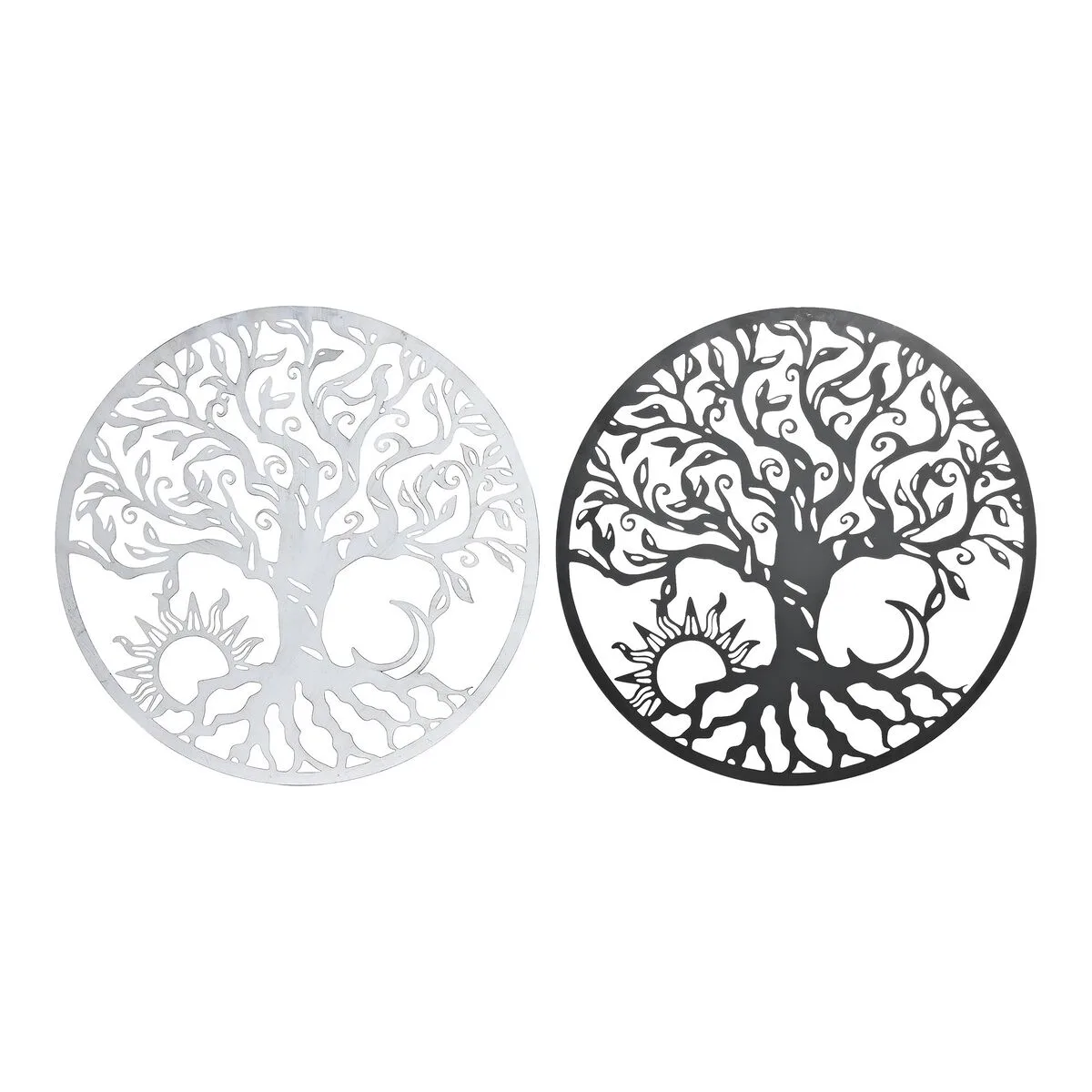 Decoration murale dkd home decor noir metal blanc indien lune 2 unites 60 x 1 x 60 cm s302950183. Découvrez la diversité Diaytar : une infinité de produits pour la maison, le travail, les loisirs, tous dans l'air du temps