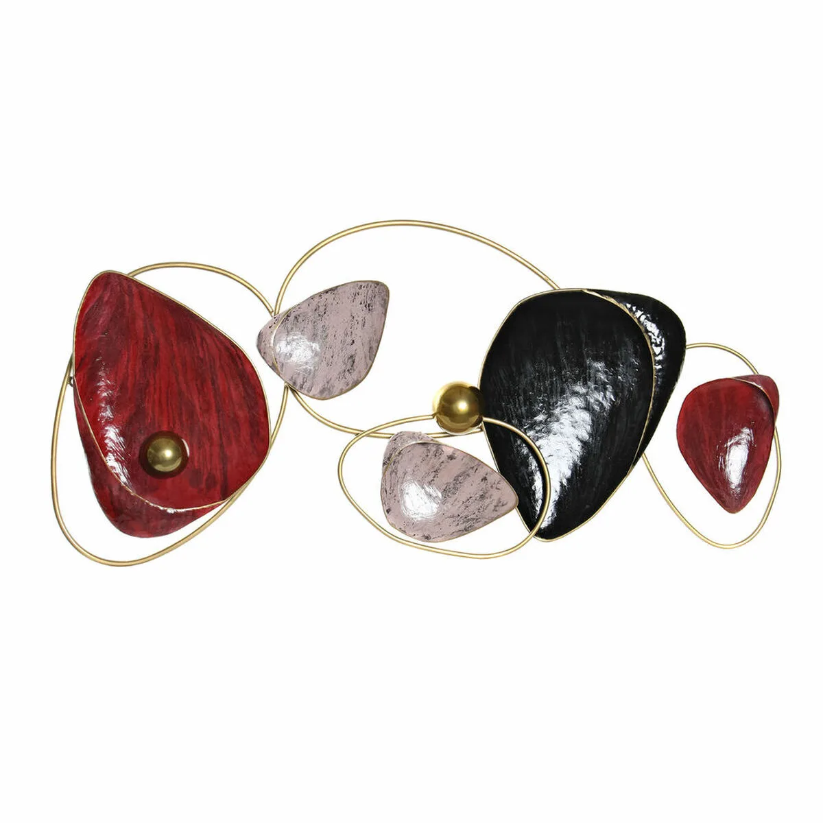 Decoration murale dkd home decor rouge noir dore metal 123 x 10 x 65 cm s301896915. Diaytar, c'est la convergence entre votre style unique et notre sélection infinie de produits qui lui correspondent.