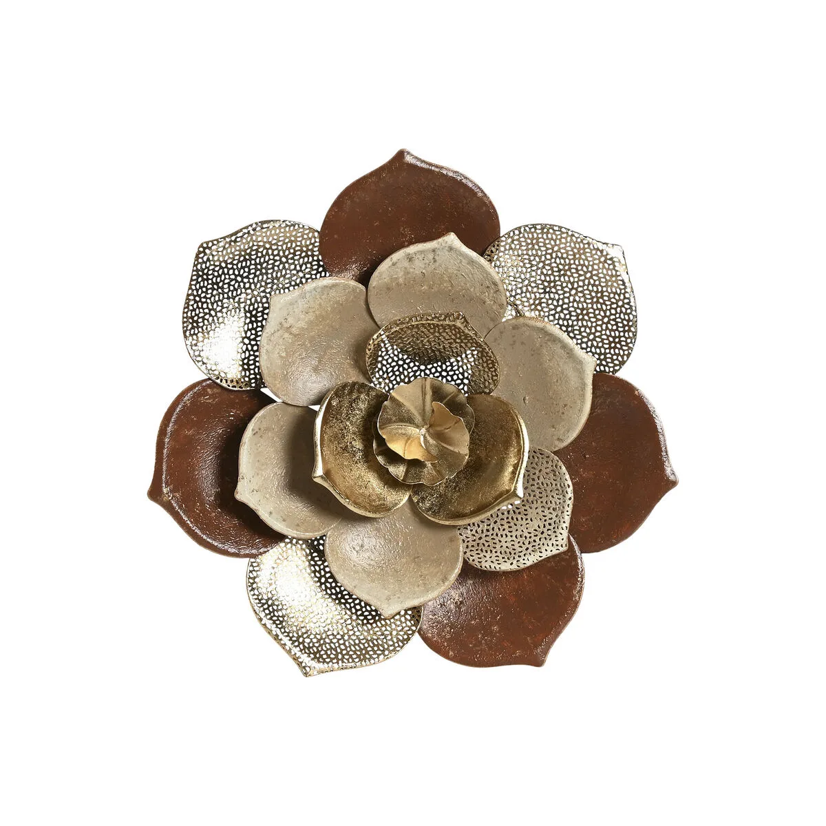 Decoration murale home esprit dore terre cuite moderne fleur 51 x 6 5 x 51 cm s305838980. Diaytar incarne le renouveau du commerce en ligne : authentique, engagé et résolument tourné vers l'avenir.