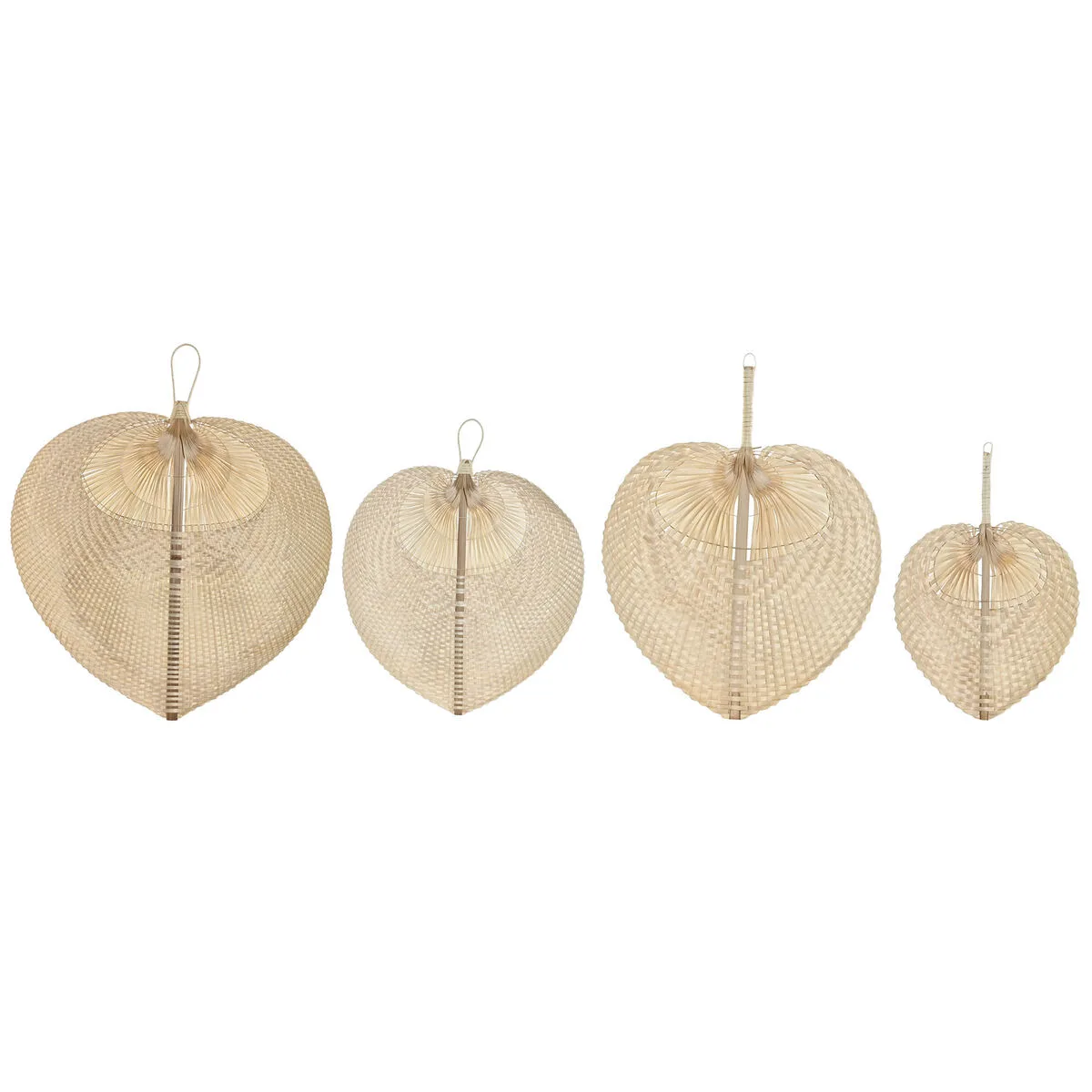 Decoration murale home esprit marron clair naturel eventail tropical 4 pieces s305790335. La recette Diaytar : un tiers de design, un tiers d'innovation, un tiers de fonctionnalité. Le tout saupoudré de tendance.