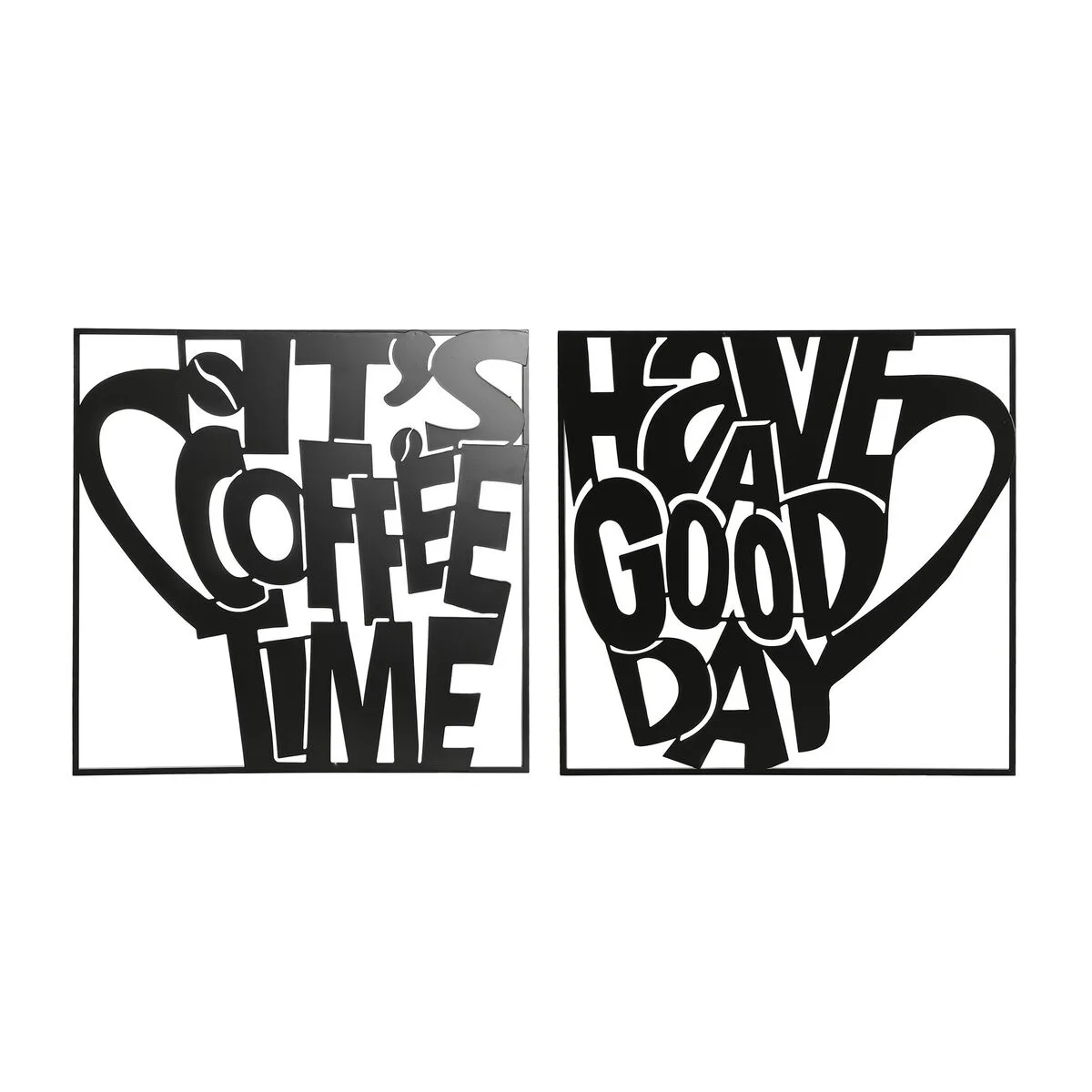 Decoration murale home esprit noir vintage tasse 44 5 x 1 x 44 5 cm 2 unites s306033197. Chez Diaytar, nous célébrons l'innovation sous toutes ses formes, des produits high-tech les plus fous aux objets maison les plus malins.