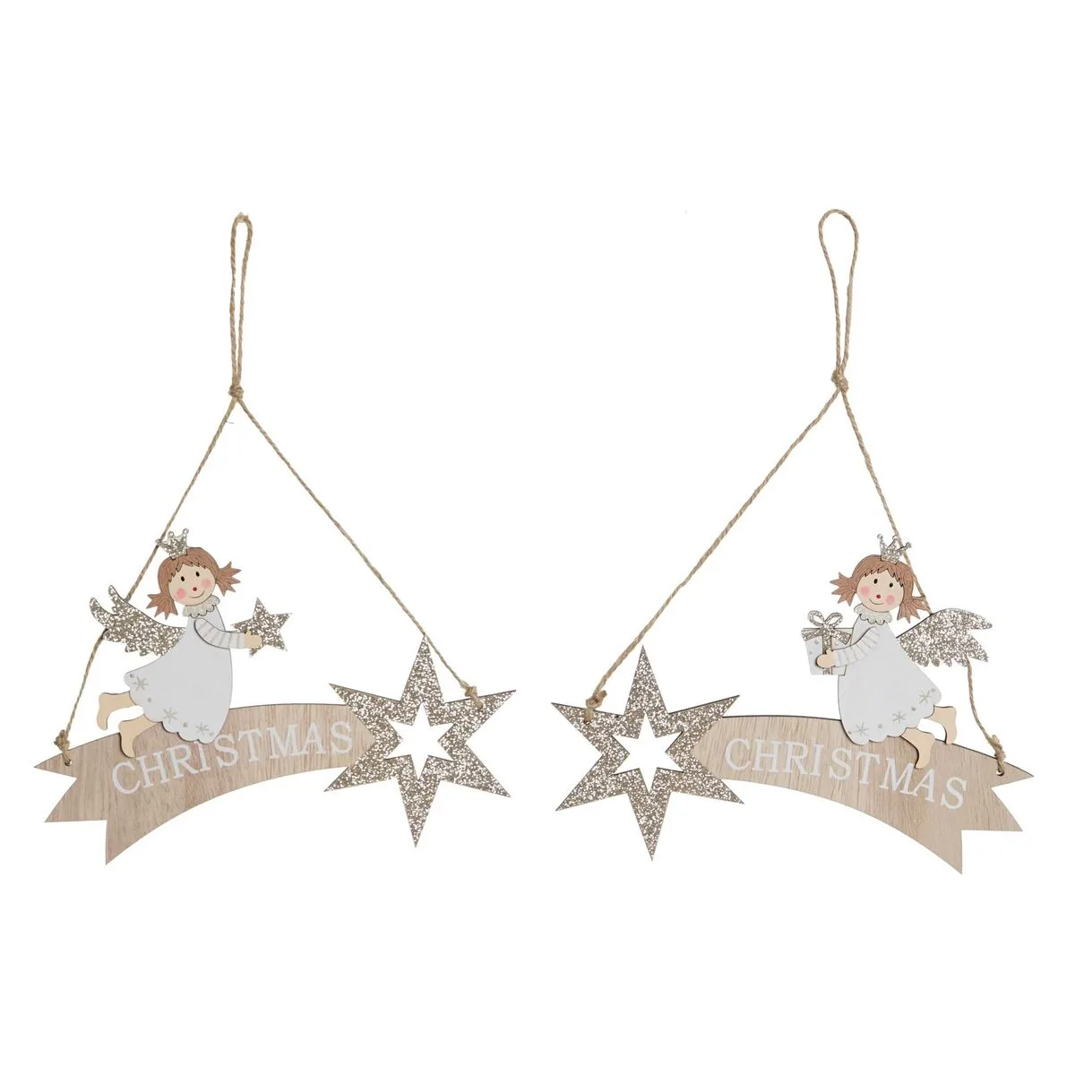 Decoration suspendue dkd home decor blanc dore bois 22 5 x 0 5 x 15 cm 2 unites s305216149. Diaytar : Parce que vos goûts sont éclectiques, notre offre de produits l'est tout autant. Explorez sans modération.