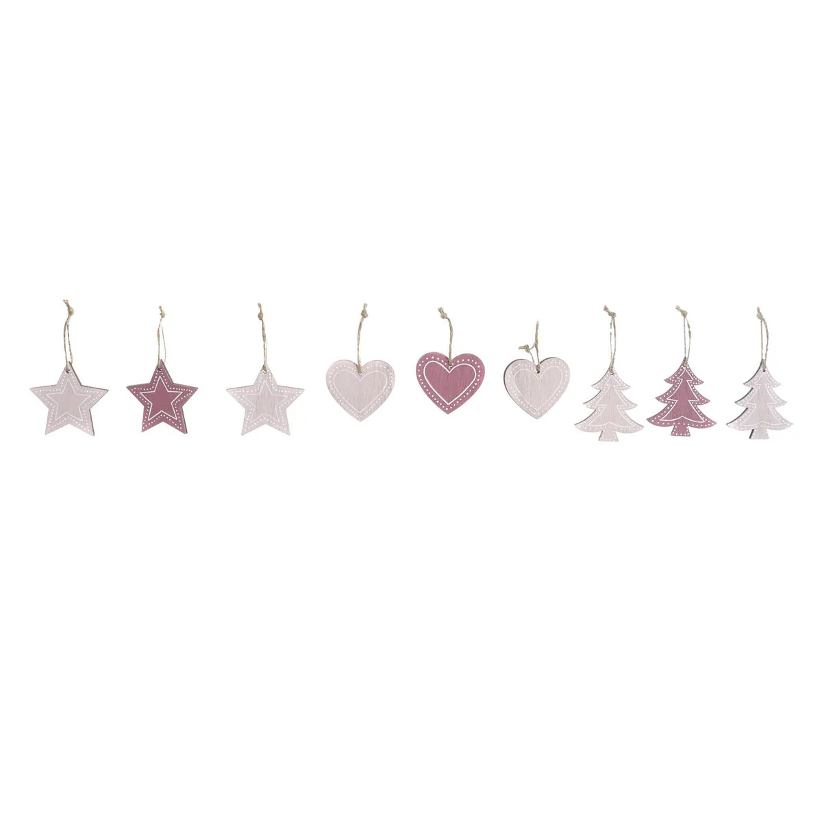 Decoration suspendue dkd home decor rose rose clair bois 6 5 x 1 x 6 5 cm 9 pieces 3 unites s305227195. Diaytar, c'est l'art de la sérendipité appliqué au e-commerce : vous venez pour une chose, vous repartez avec l'objet de vos rêves.