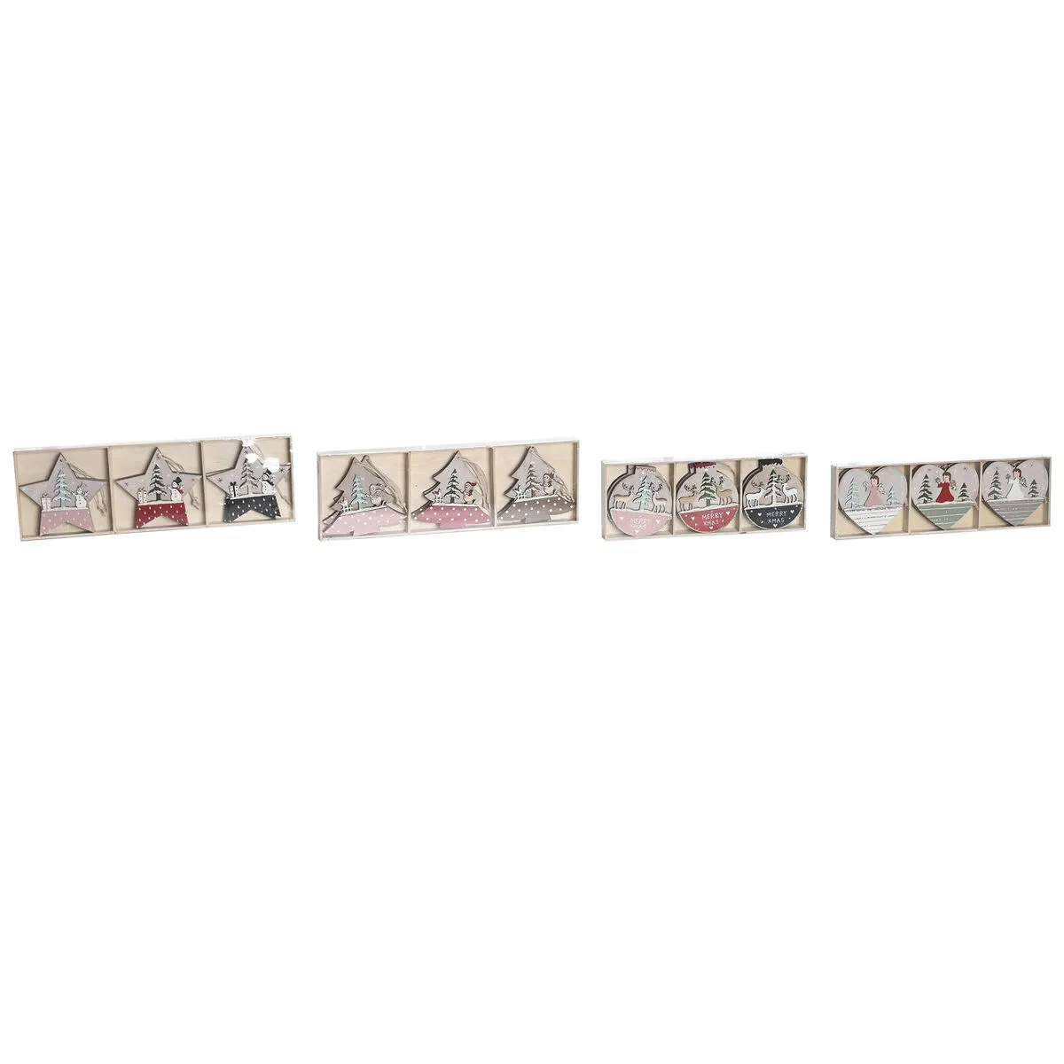 Decoration suspendue dkd home decor rouge rose bois 23 x 1 5 x 9 cm 6 pieces 4 unites s305221295. Osez l'expérience Diaytar et découvrez comment des produits bien choisis peuvent éléver votre qualité de vie.