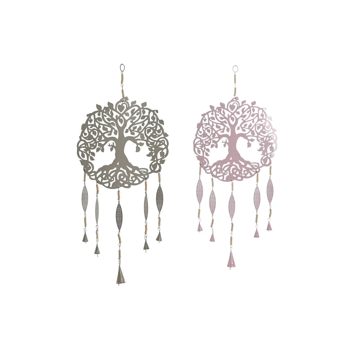Decoration suspendue home esprit bleu blanc gris rose fer arbre 33 x 1 x 77 cm 4 unites s305766171. Nous sommes Diaytar, les architectes de votre espace de vie en ligne, meublé avec les meilleurs produits du moment