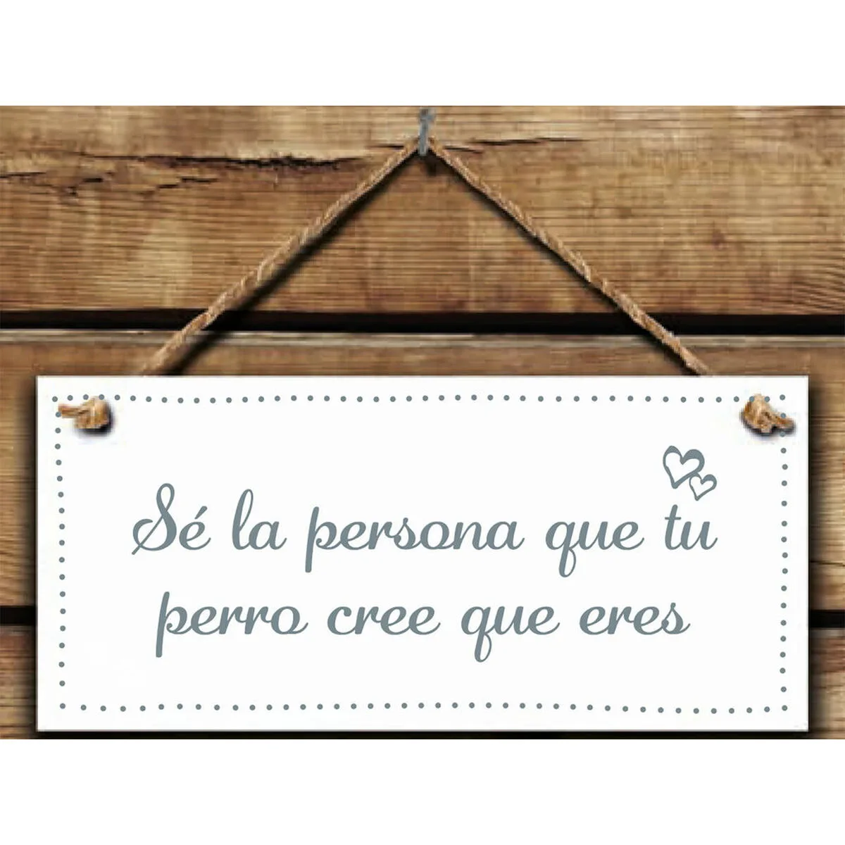 Decoration suspendue magnet steel se la persona que tu perro cree que eres 13 x 13 x 0 8 cm m060296447. Diaytar, c'est votre éditeur de vie. Nous sélectionnons les produits qui deviendront les chapitres essentiels de votre quotidien.
