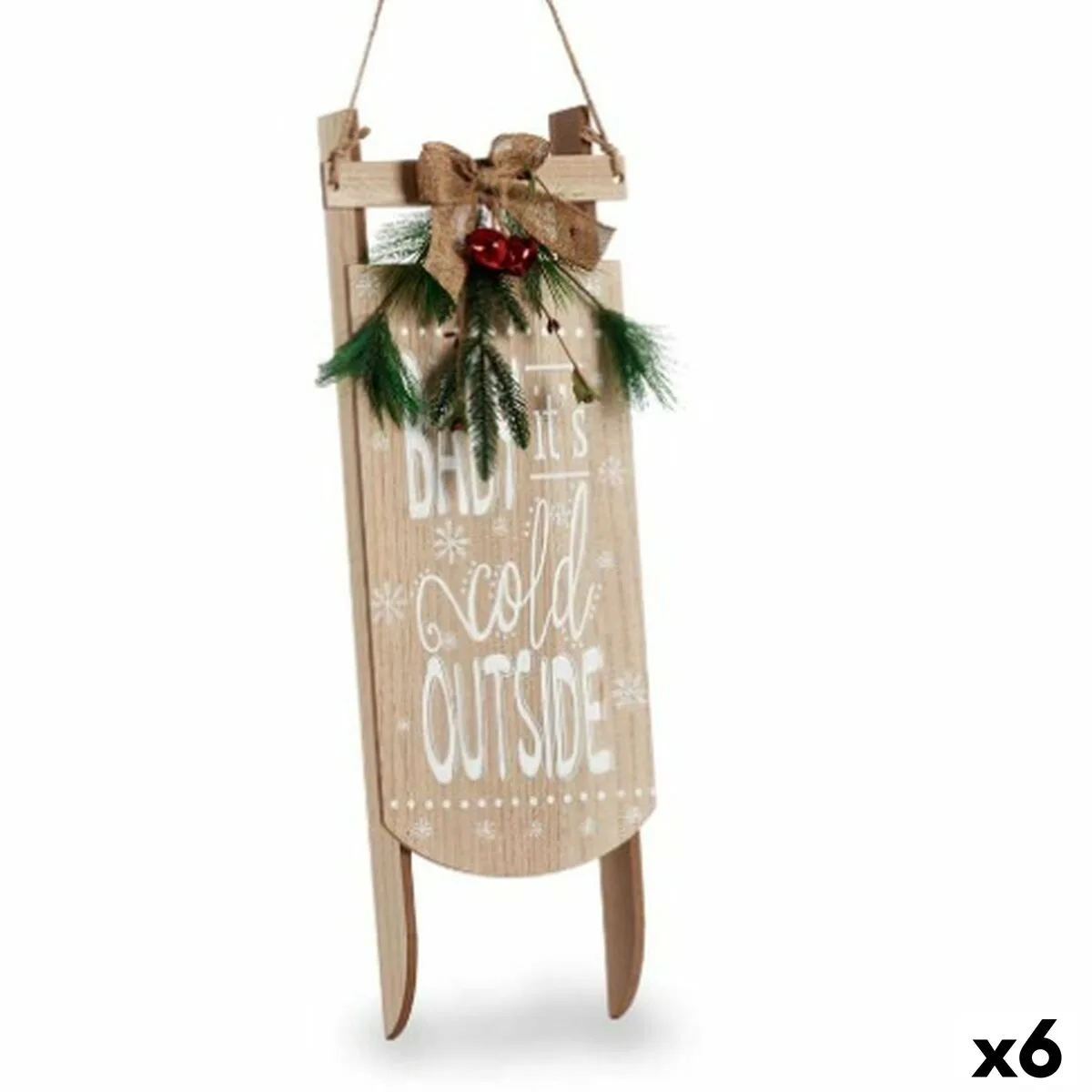 Decoration suspendue panneau traineau beige bois mdf 20 x 5 x 69 cm 6 unites s362702523. Diaytar incarne le renouveau du commerce en ligne : authentique, engagé et résolument tourné vers l'avenir.