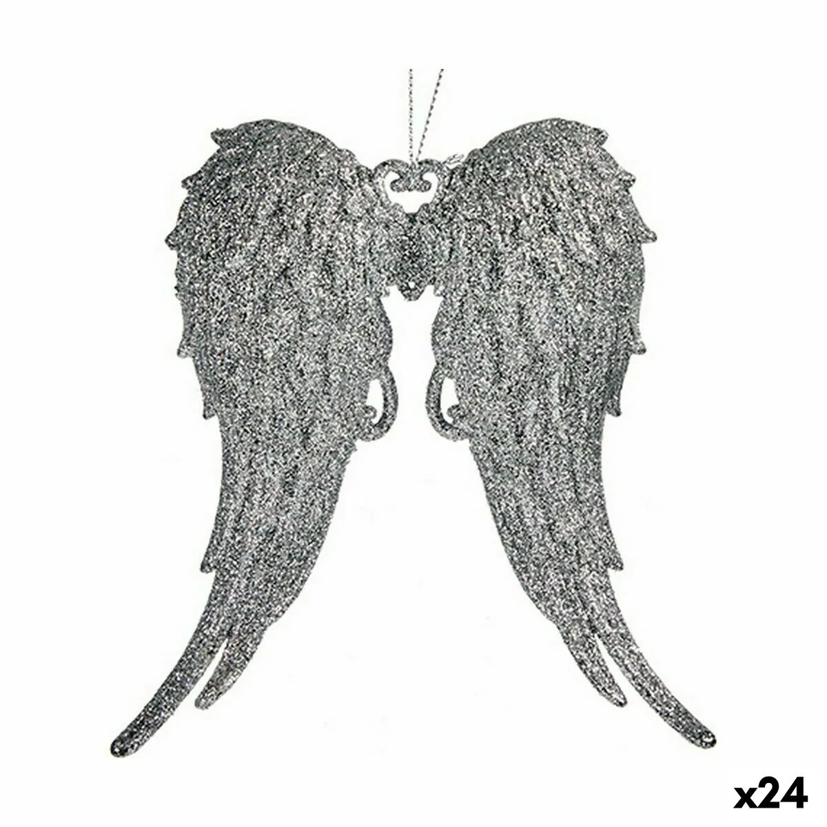 Decorations de noel ailes d ange argente plastique paillettes 13 x 14 5 x 2 5 cm 24 unites s363016659. Diaytar s'adapte à vos besoins avec une gamme complète et variée.