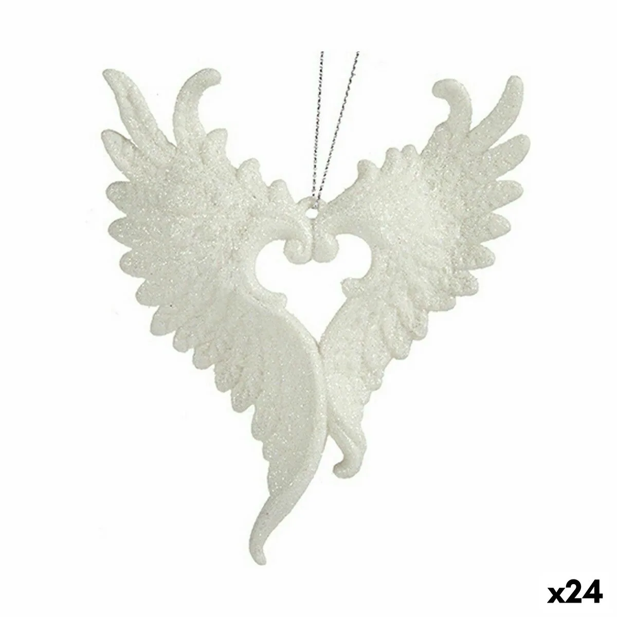 Decorations de noel ailes d ange blanc plastique paillettes 12 x 13 x 2 5 cm 24 unites s363017015. Diaytar, le compagnon des esprits créatifs et exigeants en quête de produits généraux hors des sentiers battus