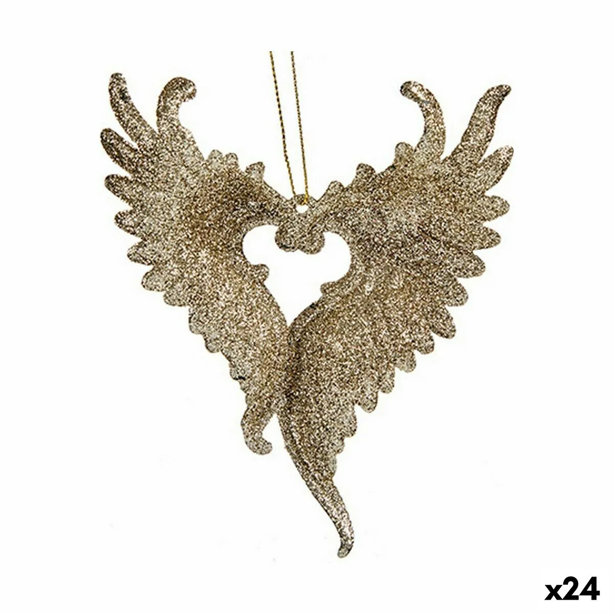 Decorations de noel ailes d ange champagne plastique paillettes 12 x 13 x 2 5 cm 24 unites s363017160. Révélez votre style avec la collection capsule Diaytar, limitée et exclusive.