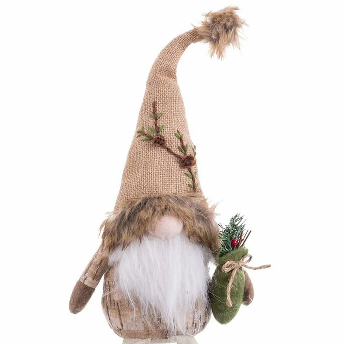 Decorations de noel beige sable tissu 17 x 7 x 53 cm s880409677. Votre garde-robe mérite le style Diaytar - Découvrez nos nouveautés !