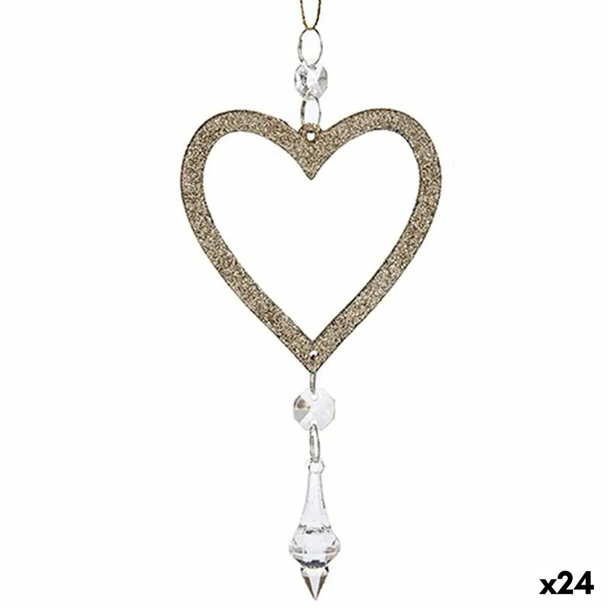 Decorations de noel coeur champagne plastique paillettes 9 x 16 x 2 cm 24 unites s363005555. Diaytar, c'est l'alchimie parfaite entre la froide efficacité de la tech et la chaleur rassurante des produits de qualité.