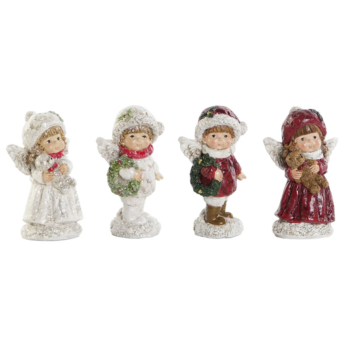 Decorations de noel dkd home decor multicouleur enfants 6 7 x 5 1 x 11 4 cm 4 unites s305221884. L'art de vivre à la française s'exprime dans notre collection maison Diaytar.