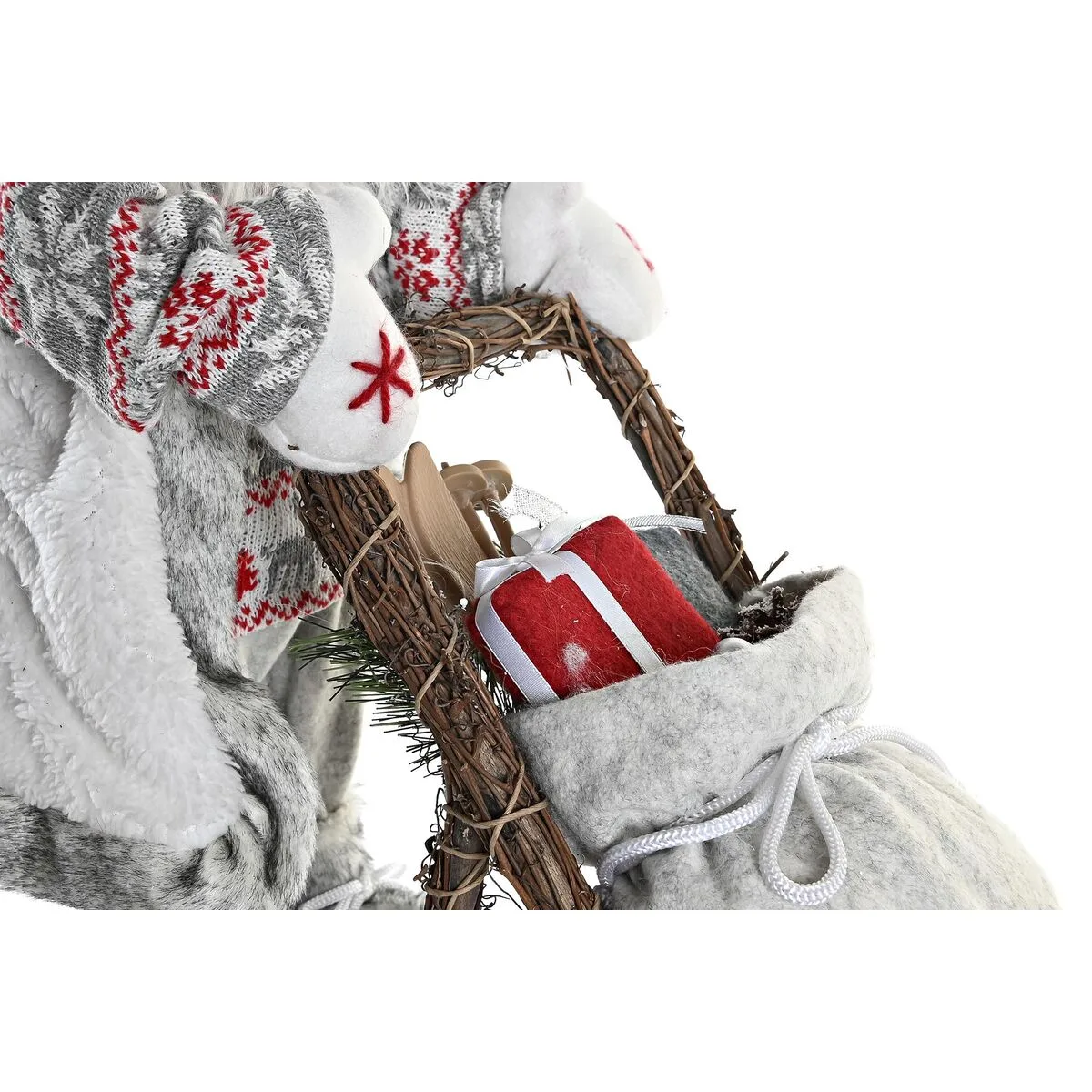 Decorations de noel dkd home decor pere noel gris bois 42 x 22 x 48 cm s303531843. Découvrez l'univers Diaytar : une boutique en ligne généraliste qui marque style, qualité et originalité dans chaque produit
