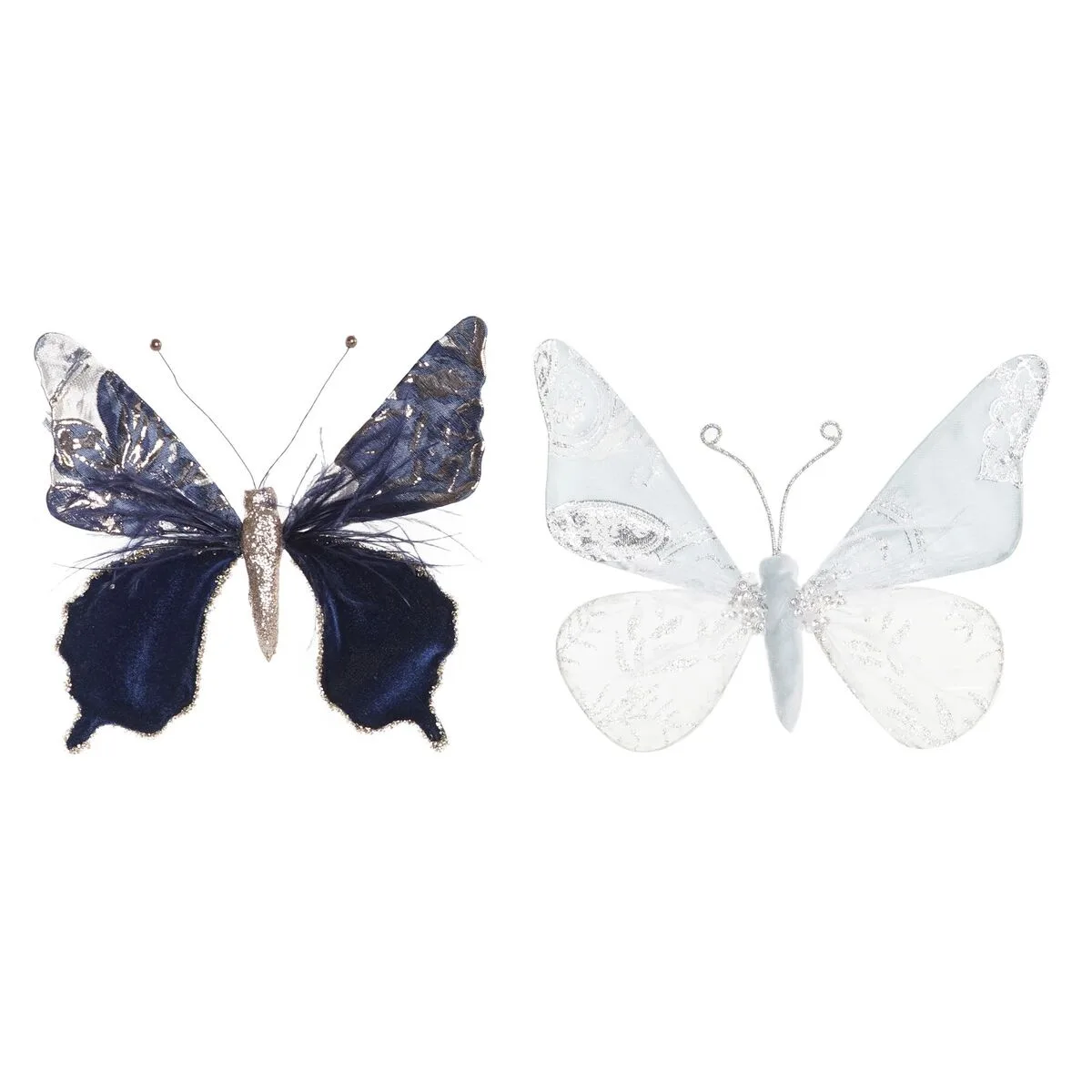 Decorations de noel dkd home decor polyester papillon 2 unites 23 x 3 x 19 cm s303585415. Diaytar, la boutique en ligne qui pense à tout : des gadgets électroniques les plus futés aux objets maison les plus design