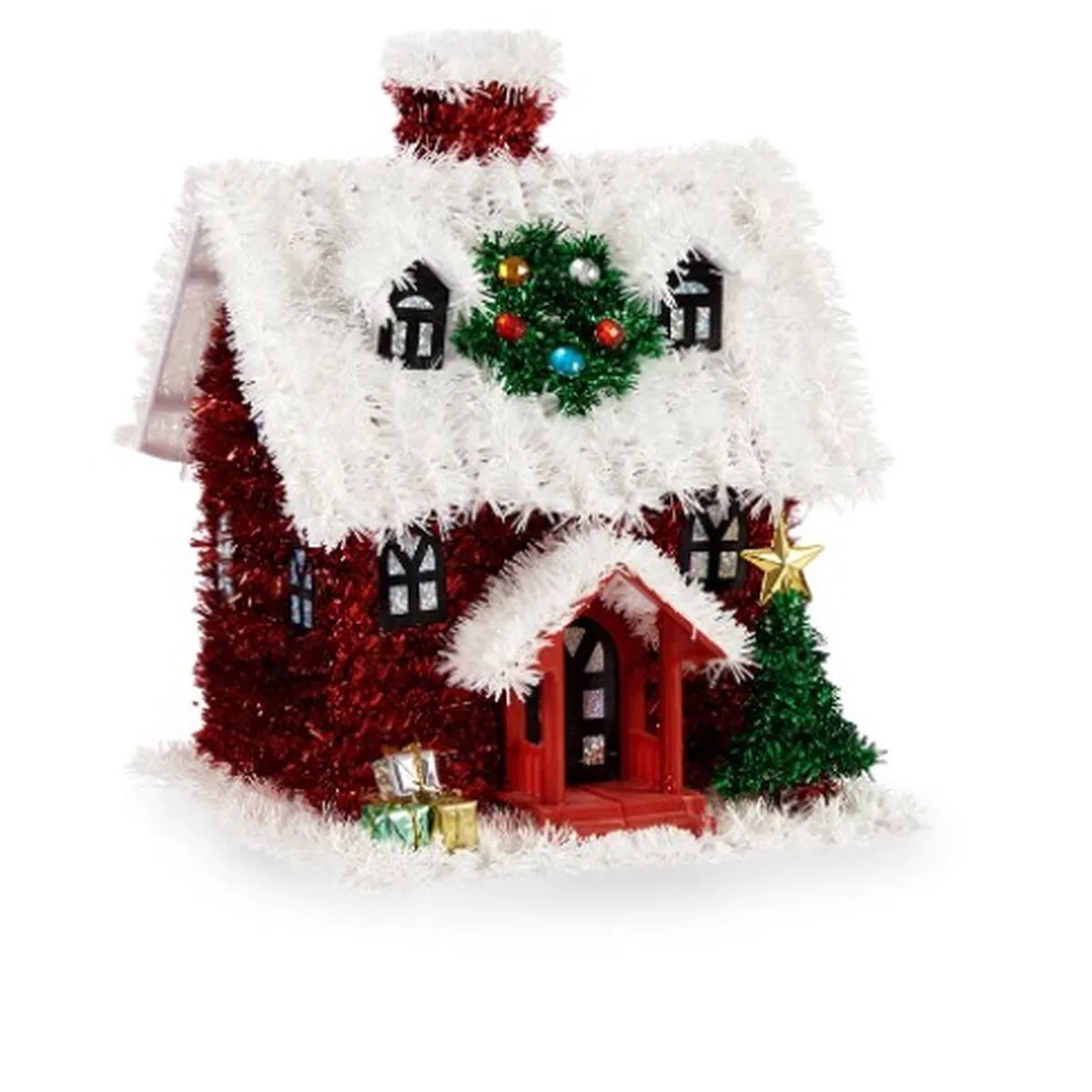 Decorations de noel krist 19cd387 blanc rouge vert maison 19 x 24 5 x 19 cm guirlande 12 unites s362718980. Notre algorithme préféré chez Diaytar ? L'humain. Car rien ne remplace le coup de cœur pour un produit exceptionnel.