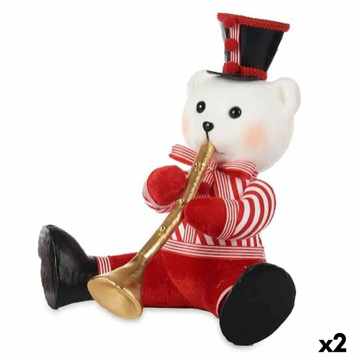 Decorations de noel krist d012131627 2wh blanc noir rouge ours trompette 32 x 31 x 26 cm 2 unites s363113267. Diaytar, c'est votre garantie contre la déception. Des produits testés et approuvés, pour un shopping en toute sérénité.