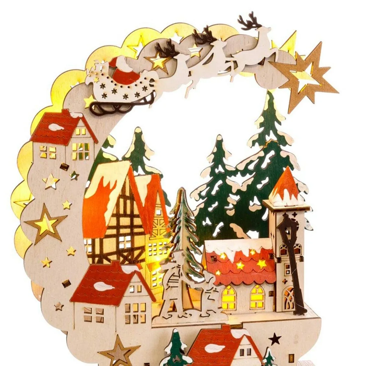 Decorations de noel multicouleur naturel bois 19 x 8 x 22 cm s880383050. Diaytar incarne le renouveau du commerce en ligne : authentique, engagé et résolument tourné vers l'avenir.