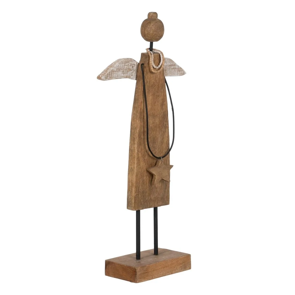 Decorations de noel naturel bois de manguier ange 23 x 9 x 52 cm s880419218. Diaytar, c'est le hub où se connectent les créateurs de produits géniaux et les clients qui les attendaient sans le savoir.