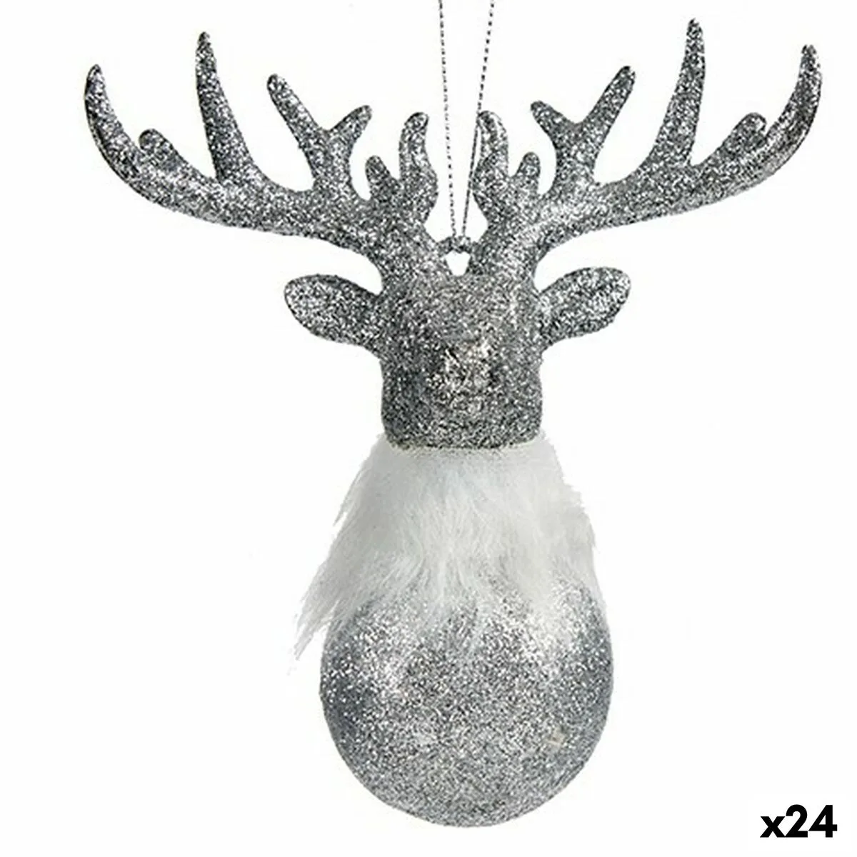 Decorations de noel renne argente plastique paillettes 13 5 x 15 5 x 7 cm 24 unites s362919081. Diaytar mise sur la richesse de son catalogue pour s'imposer comme le leader du shopping généraliste en ligne de qualité