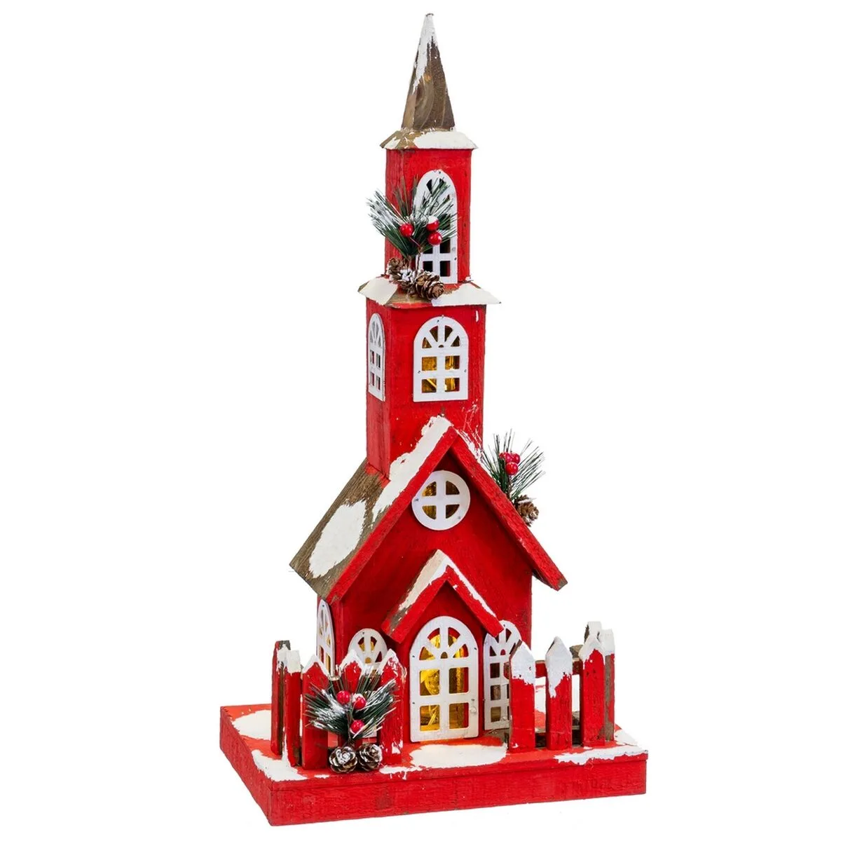 Decorations de noel rouge bois maison 17 x 18 x 56 cm s880375569. Notre ambition chez Diaytar : être la source la plus fiable pour vos achats de produits généraux et high-tech tendance