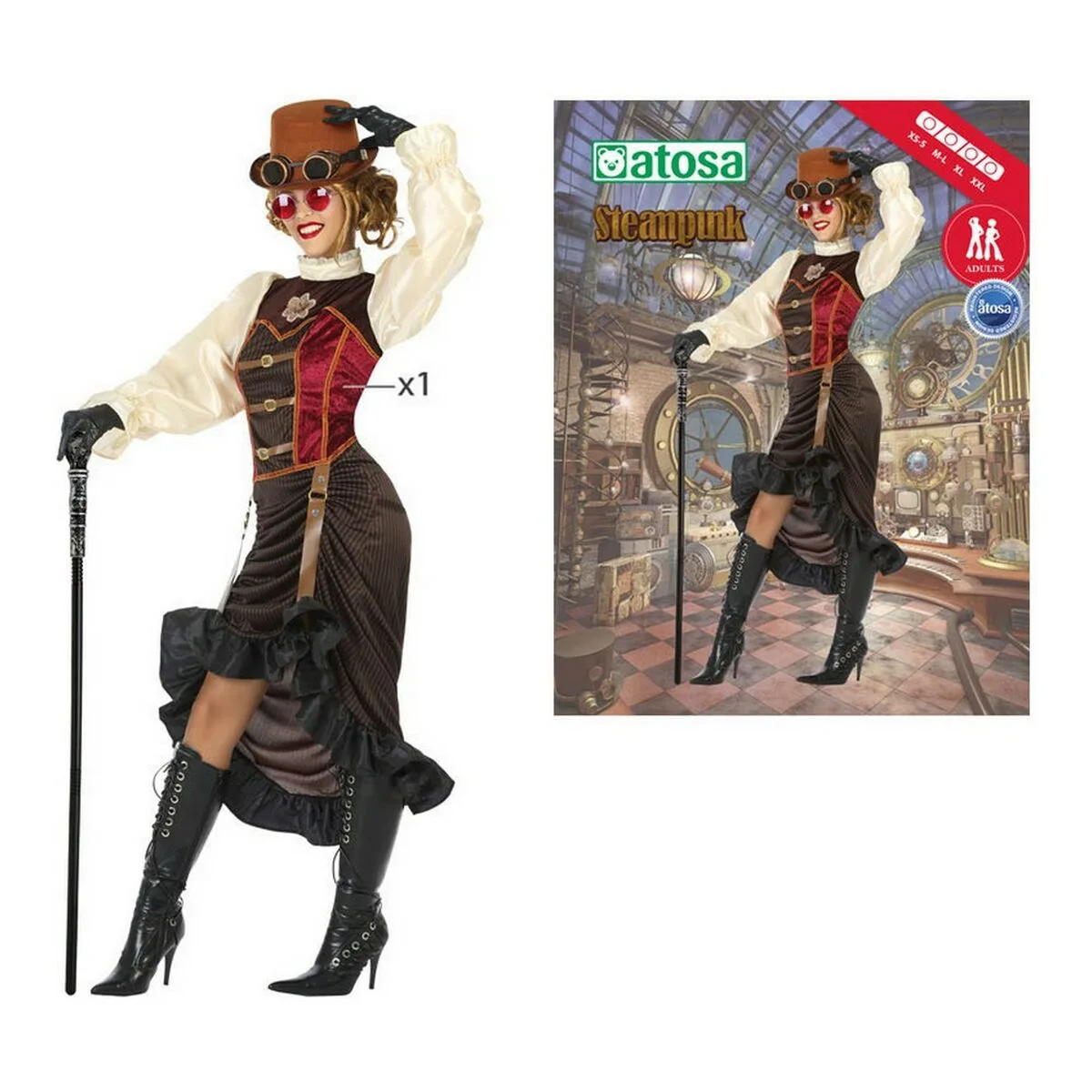 Deguisement pour adultes disfraz steampunk m l marron steampunk 1 piece s111099858. Pour ceux qui refusent de choisir entre fonctionnel et esthétique : Diaytar propose les deux dans chaque produit