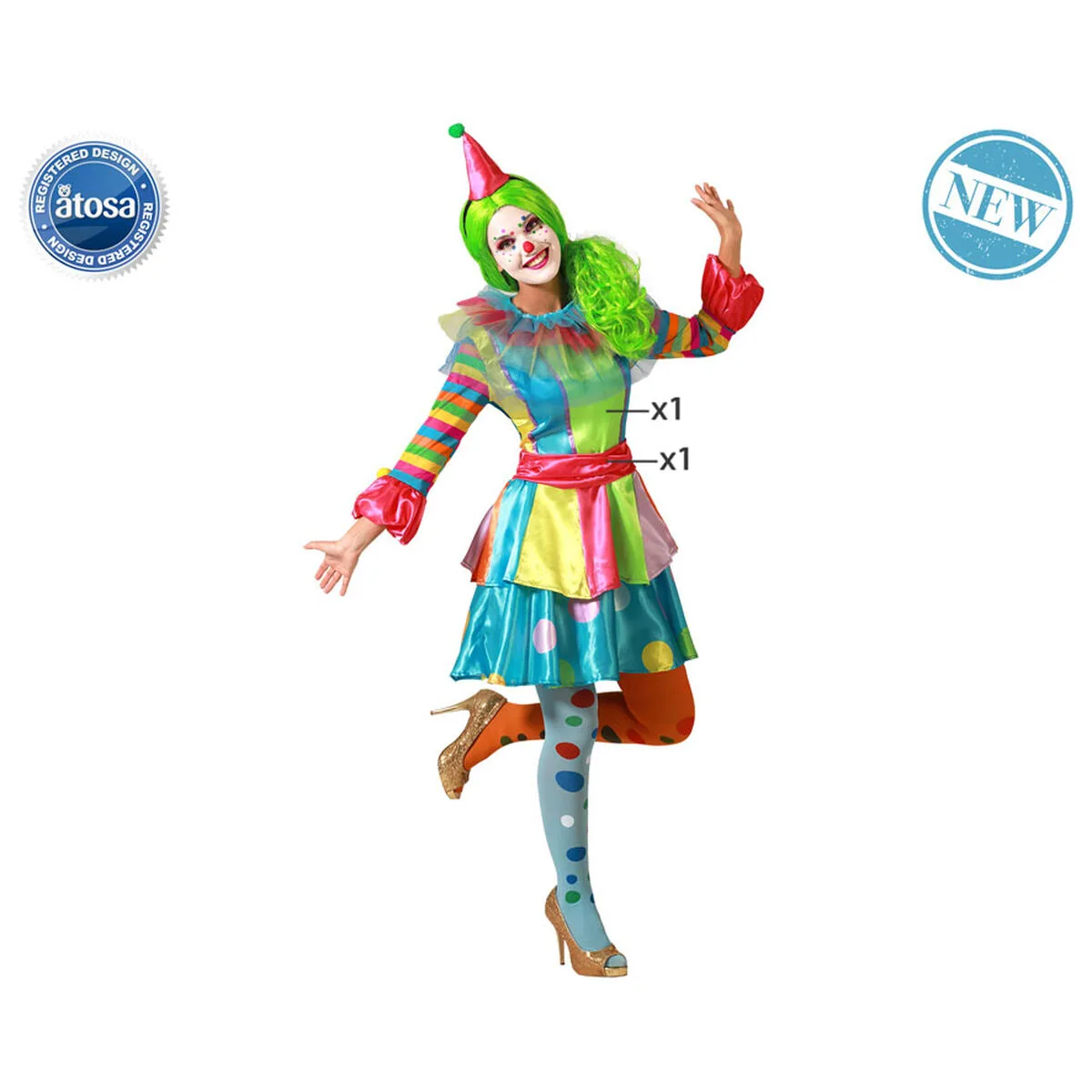 Deguisement pour adultes femme clown s113614451. Diaytar : Le curateur de votre quotidien. Des produits soigneusement choisis pour leur originalité et leur utilité