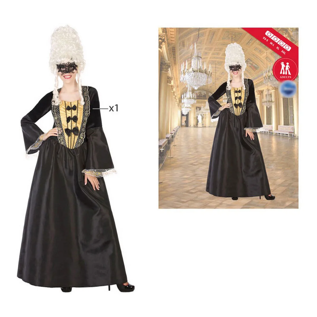 Deguisement pour adultes noir courtisane 1 piece s111145699. Notre ambition chez Diaytar : être la source la plus fiable pour vos achats de produits généraux et high-tech tendance