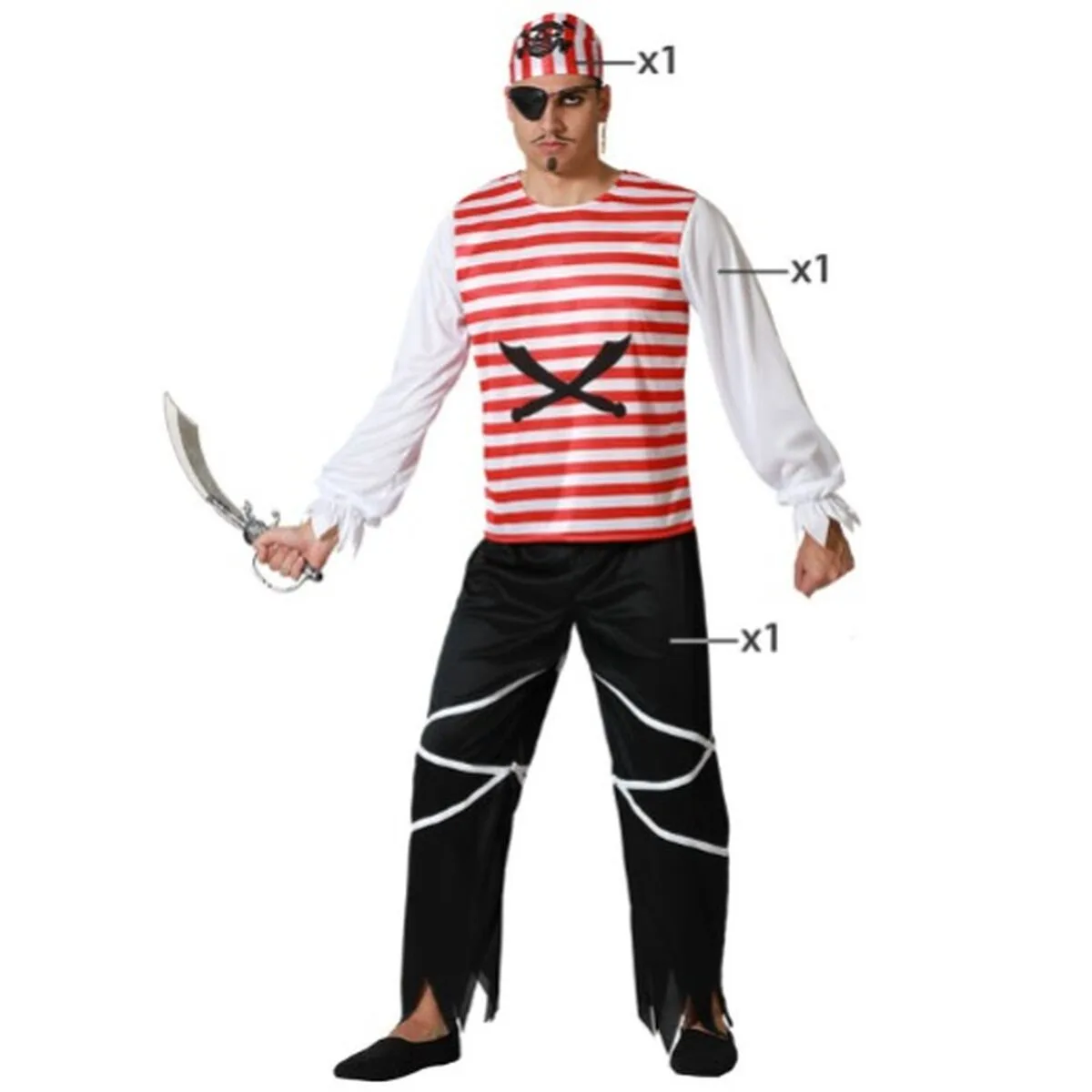 Deguisement pour adultes pirate s112913540. Diaytar, c'est l'assurance de découvrir des produits que vous ne trouverez nulle part ailleurs, tous domaines confondus