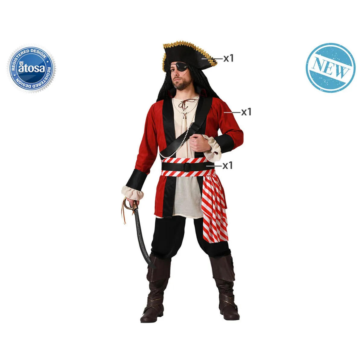 Deguisement pour adultes pirate xs s s113591910. La promesse Diaytar : une sélection rigoureuse de produits généraux où la tendance et la durabilité vont de pair