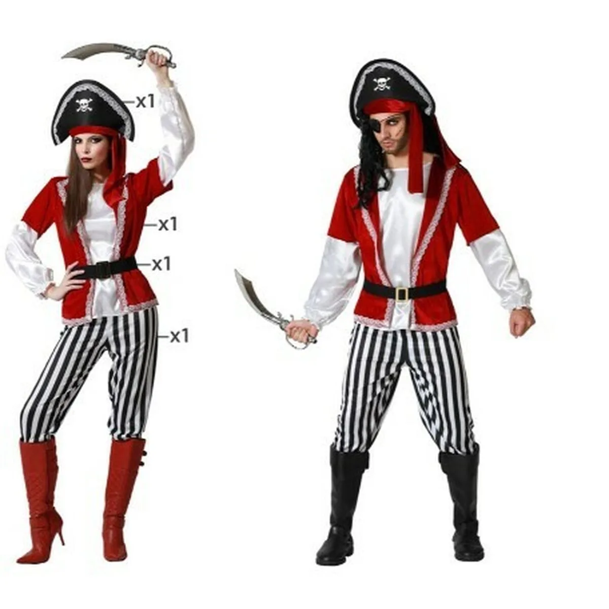 Deguisement pour adultes rouge pirate s112904556. Découvrez la diversité Diaytar : une infinité de produits pour la maison, le travail, les loisirs, tous dans l'air du temps
