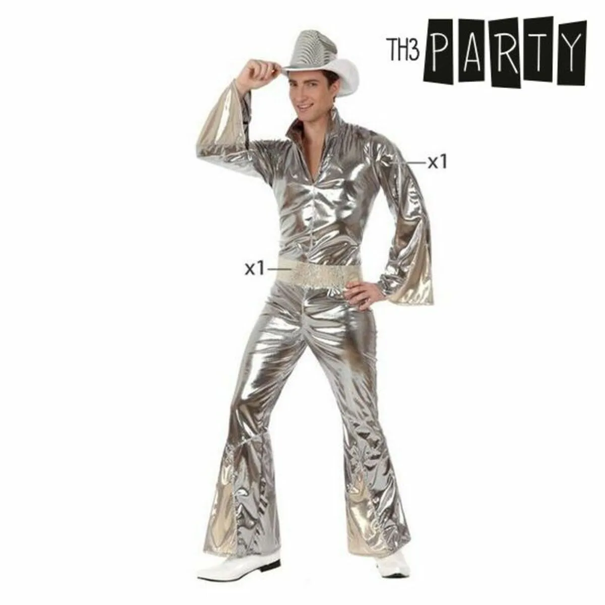Deguisement pour adultes th3 party argente 2 pieces s110675789. Pour un shopping sans limites : Diaytar déniche pour vous le meilleur des produits généraux, électroniques et de style de vie
