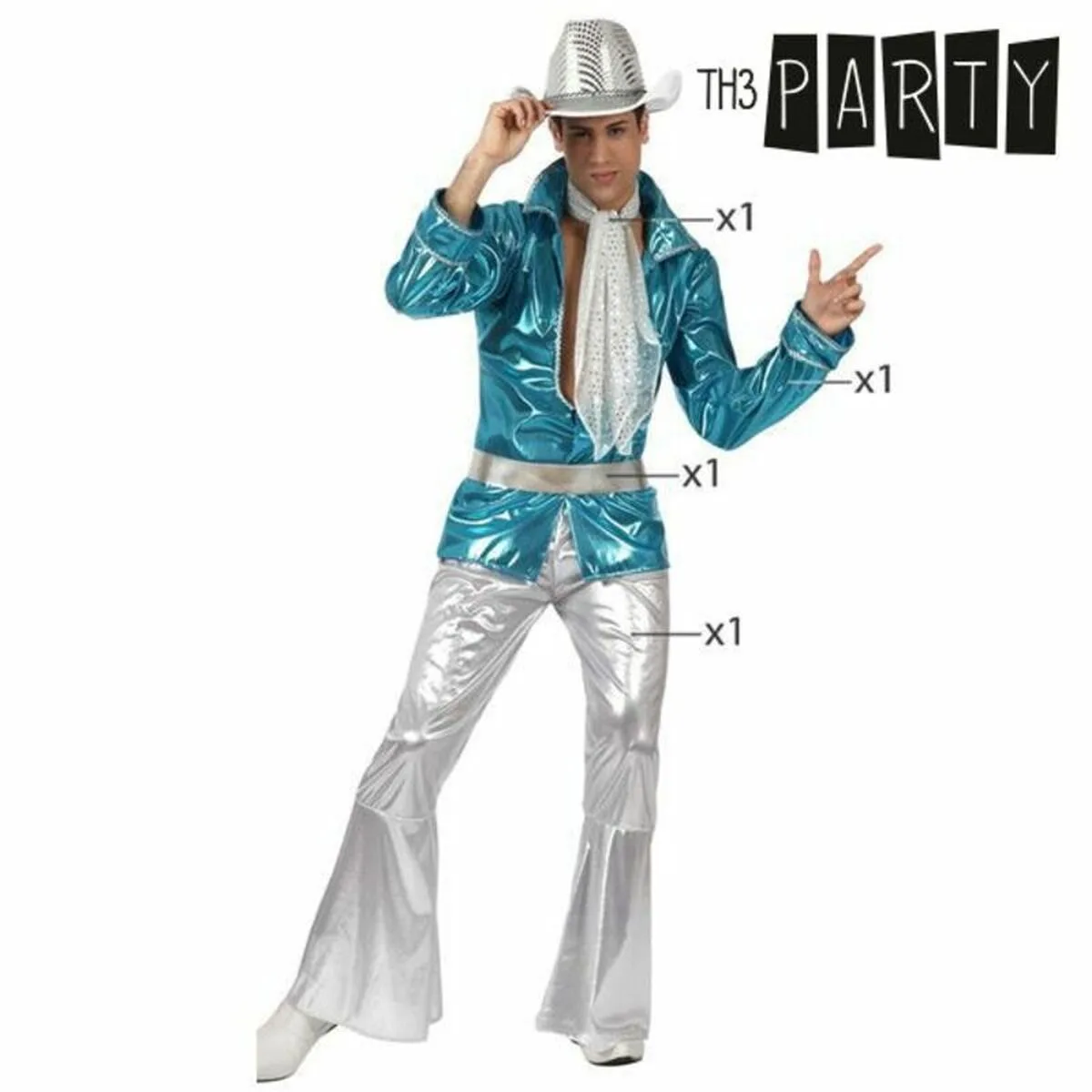 Deguisement pour adultes th3 party bleu 4 pieces s110065761. Diaytar ou l'éloge de la diversité : un catalogue riche et varié où chacun trouve son bonheur, quel que soit son style
