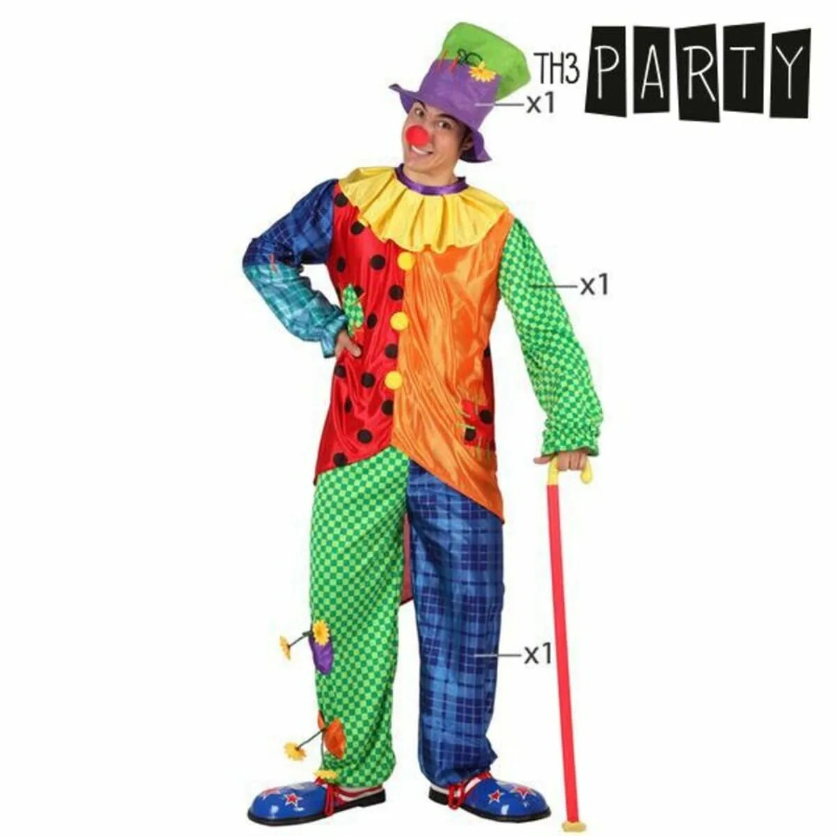 Deguisement pour adultes th3 party multicouleur cirque 3 pieces s110026389. Chez Diaytar, nous sommes convaincus que le meilleur produit est celui qui allie utilité, beauté et innovation. C'est notre credo.