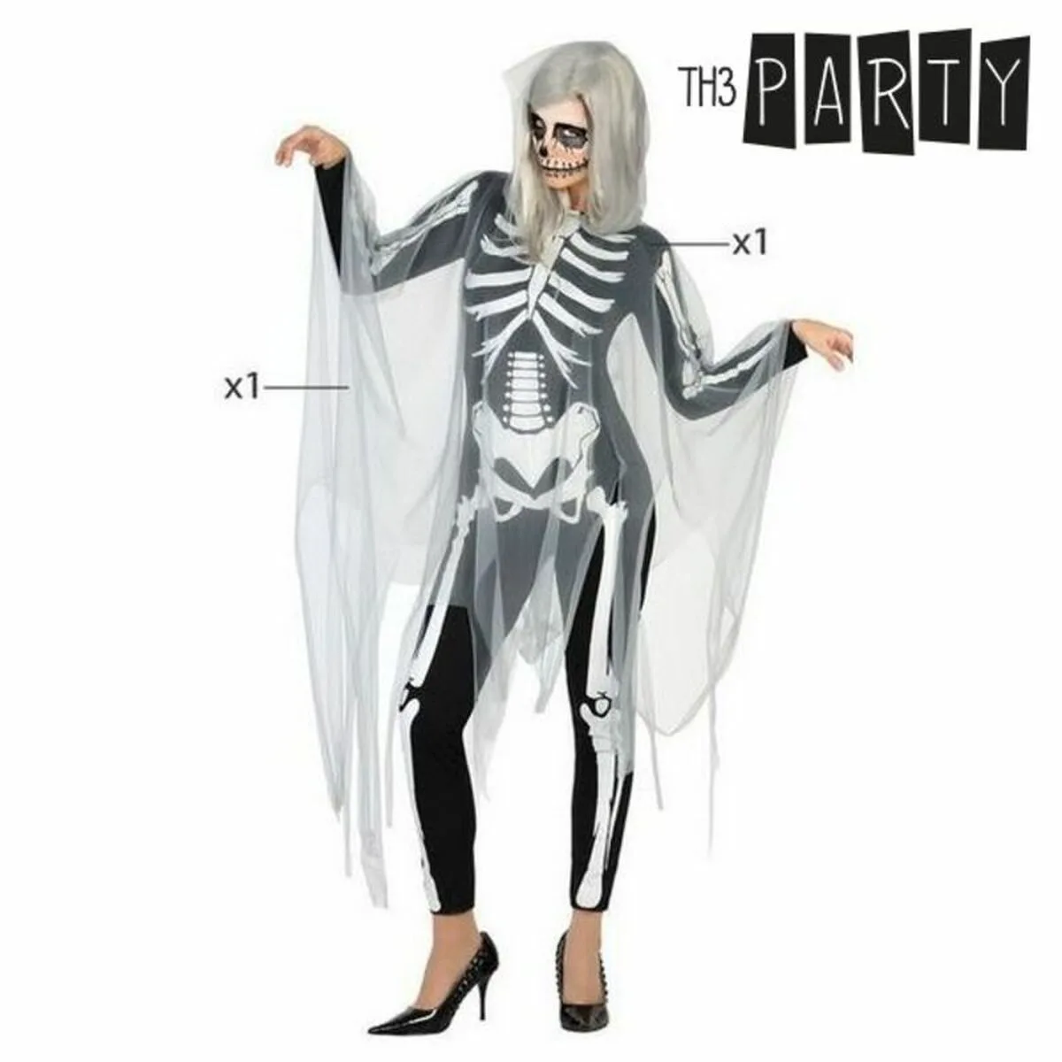 Deguisement pour adultes th3 party noir squelette 2 pieces s110226360. Votre garde-robe mérite le style Diaytar - Découvrez nos nouveautés !