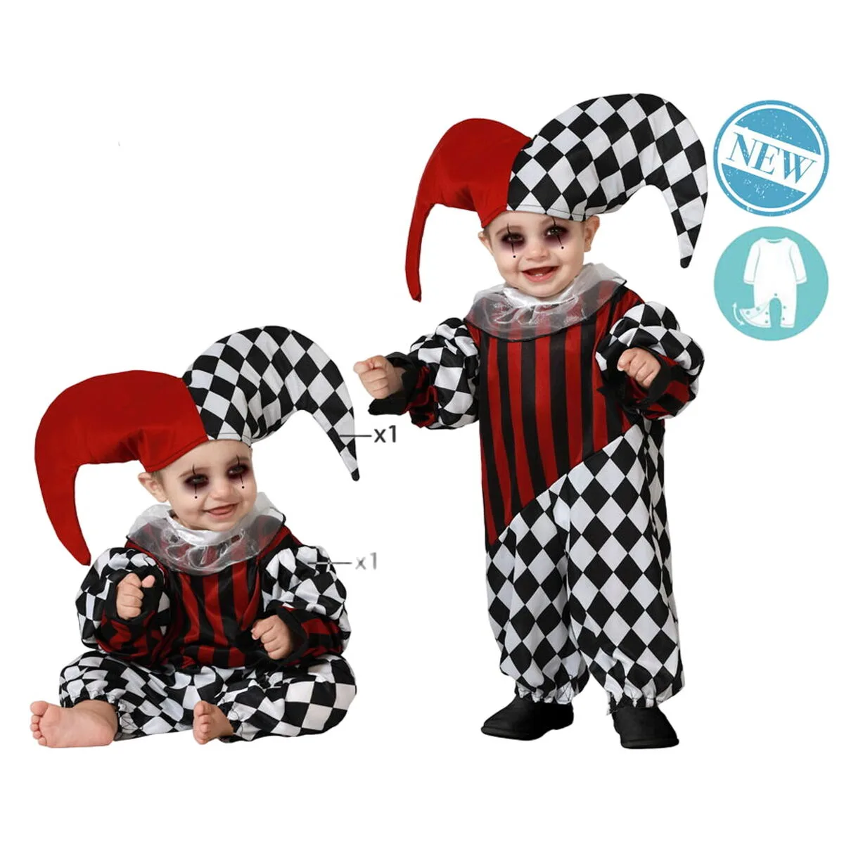 Deguisement pour bebes arlequin 12 24 mois s113510618. Diaytar anticipe les tendances pour vous offrir le meilleur de la mode.