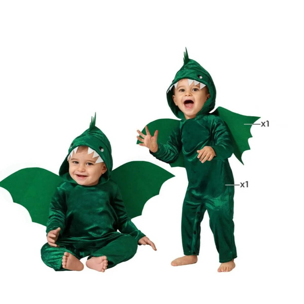 Deguisement pour bebes dragon vert s113381079. Du salon à la chambre, Diaytar habille votre intérieur avec élégance.