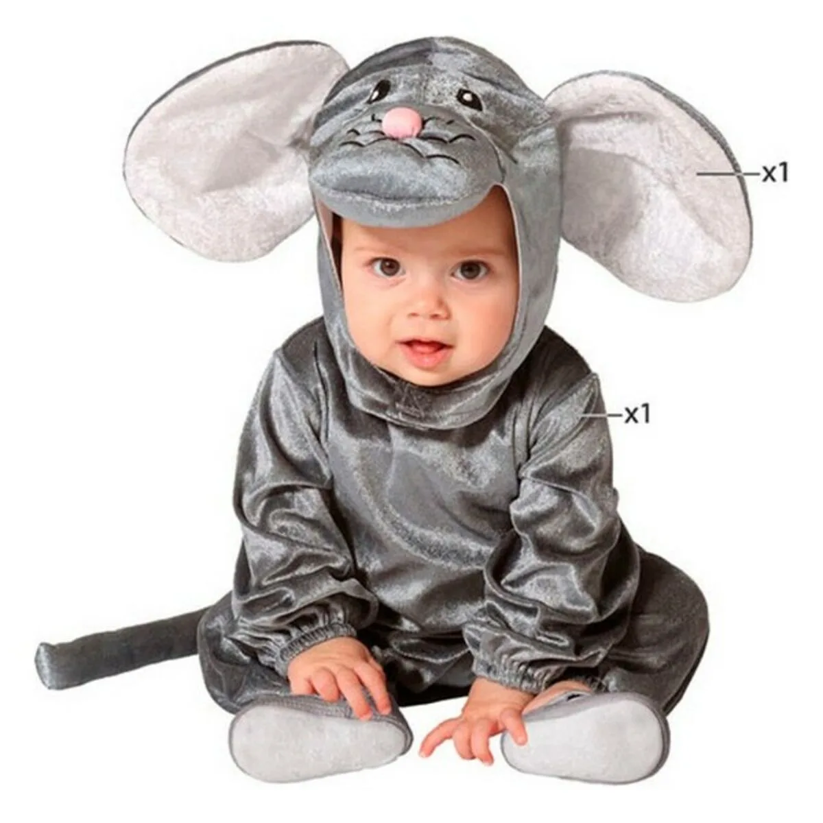 Deguisement pour bebes gris s112614286. La qualité Diaytar : un engagement, une promesse, une satisfaction garantie.