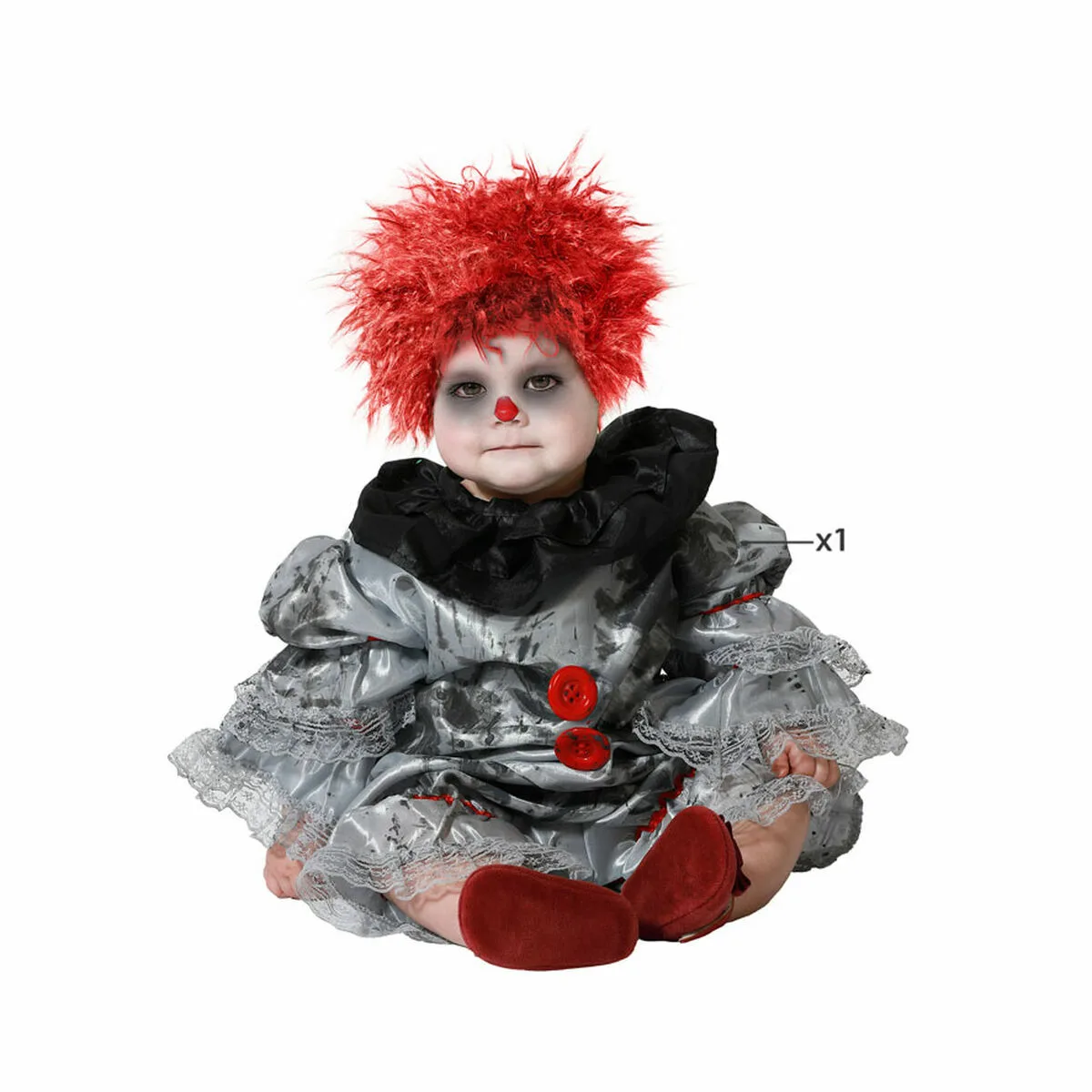 Deguisement pour bebes gris clown 24 mois 2 pieces s112877054. Notre mission : éradiquer le superflu pour ne vous proposer que l'essentiel... mais en beaucoup plus stylé. Bienvenue chez Diaytar.