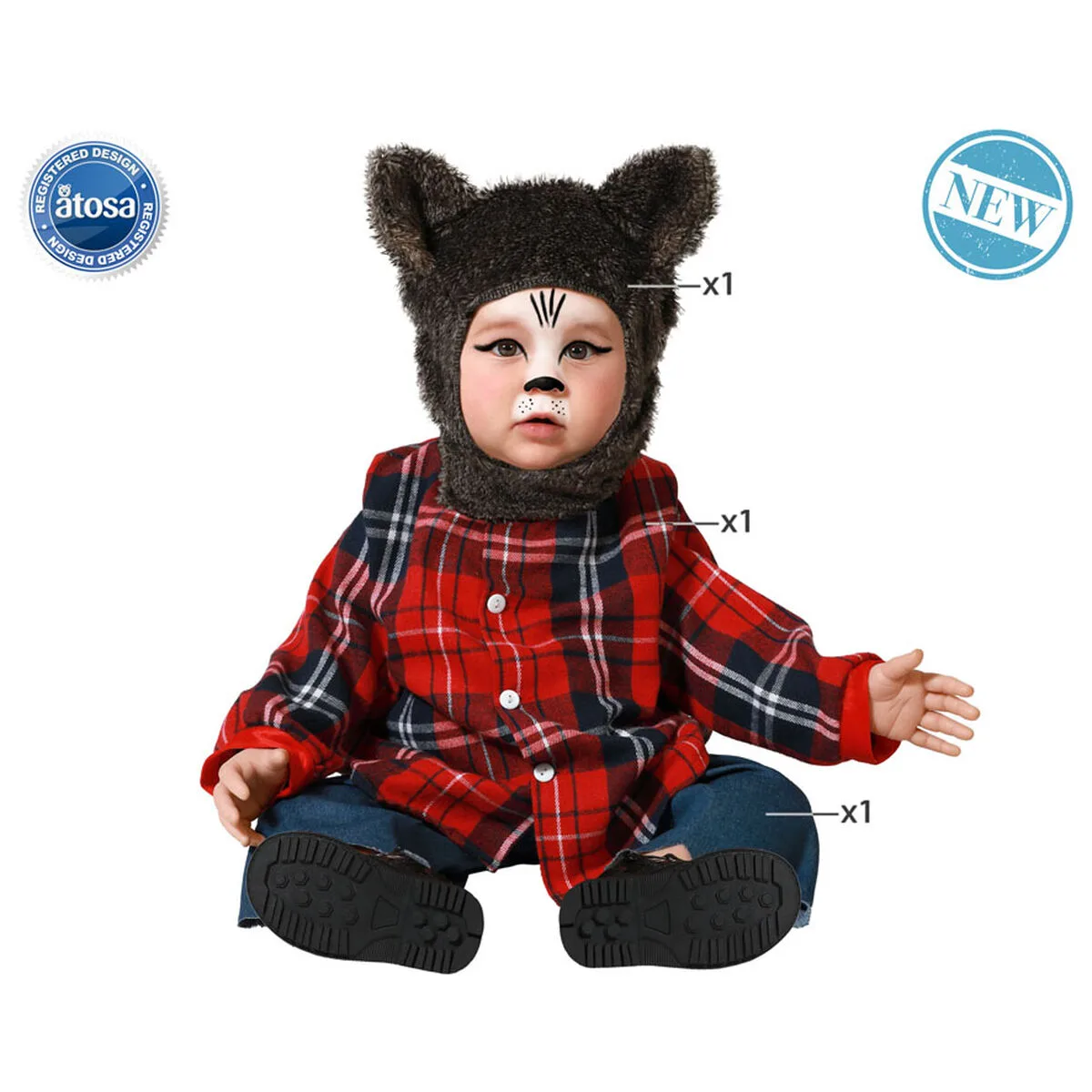 Deguisement pour bebes marron loup s113308613. Notre mission chez Diaytar : vous simplifier la vie en vous proposant les produits les plus ingénieux et les plus tendance du marché