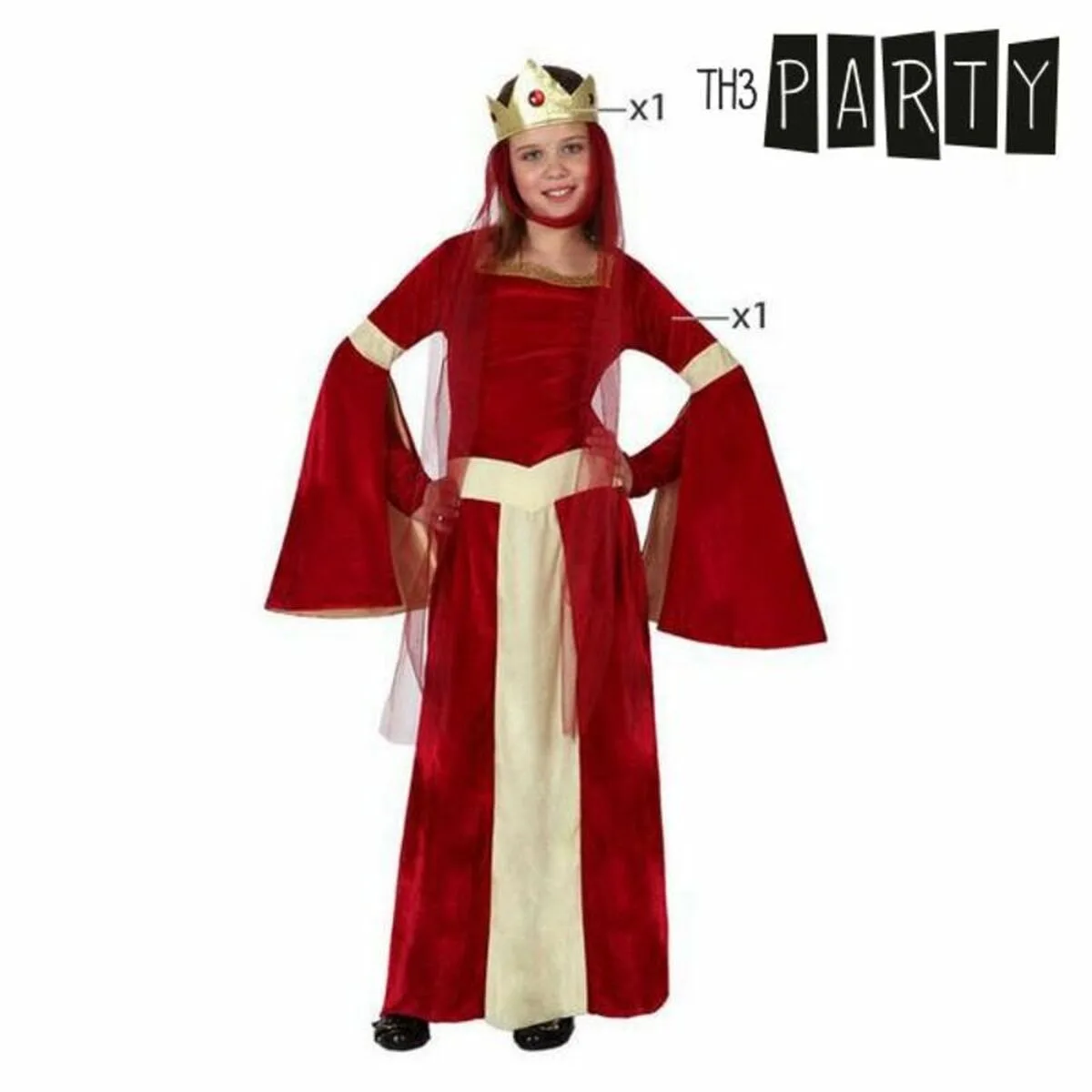 Deguisement pour enfants dame medievale rouge s110166672. Diaytar vous connecte à l'essentiel et au superflu stylé : une gamme complète de produits pour tous vos besoins et envies