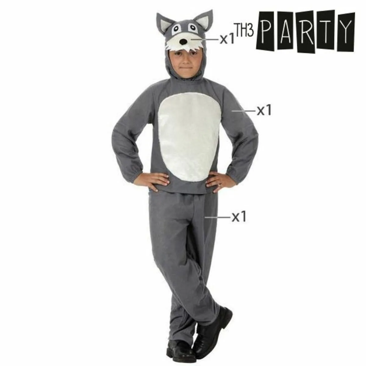 Deguisement pour enfants gris 3 pieces s110085992. Diaytar : Votre portail vers un monde de produits où la frontière entre l'essentiel et le superflu devient délicieusement floue