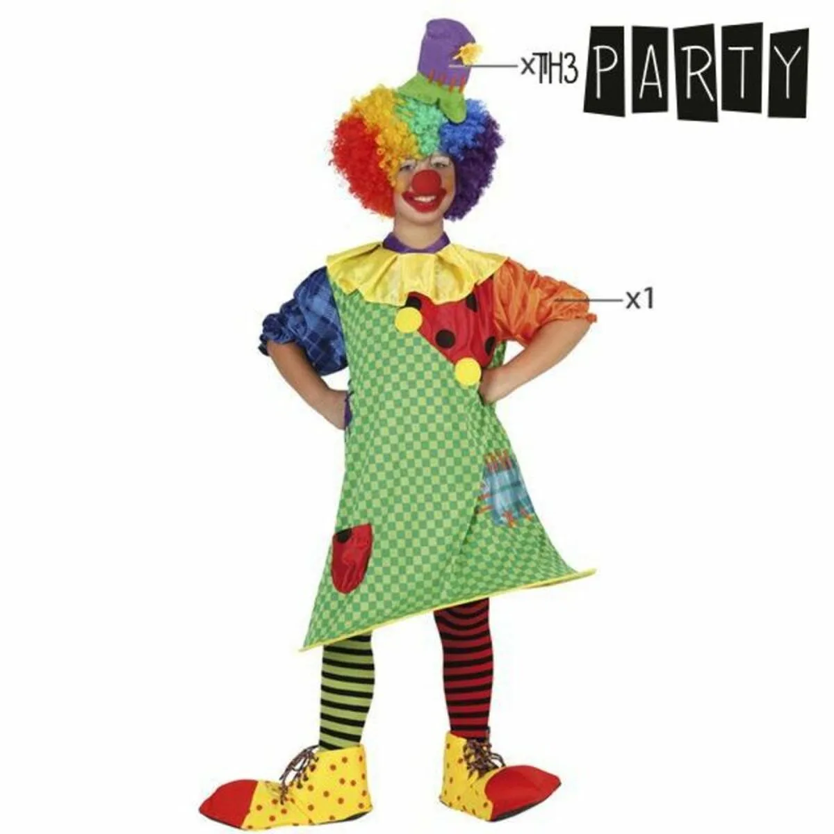 Deguisement pour enfants th3 party multicouleur cirque 2 pieces s110036029. Diaytar, c'est la convergence entre votre style unique et notre sélection infinie de produits qui lui correspondent.