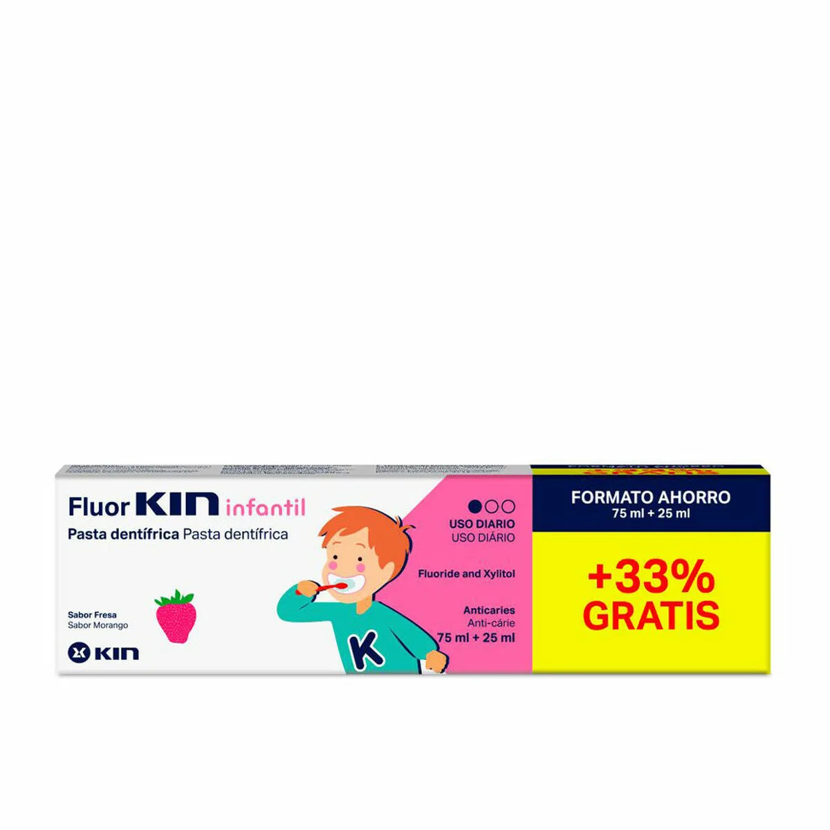 Dentifrice kin fluorkin fraise 25 ml s0510437912. Nous sommes les archéologues du produit parfait. Diaytar exhume pour vous les trésors cachés du marché.