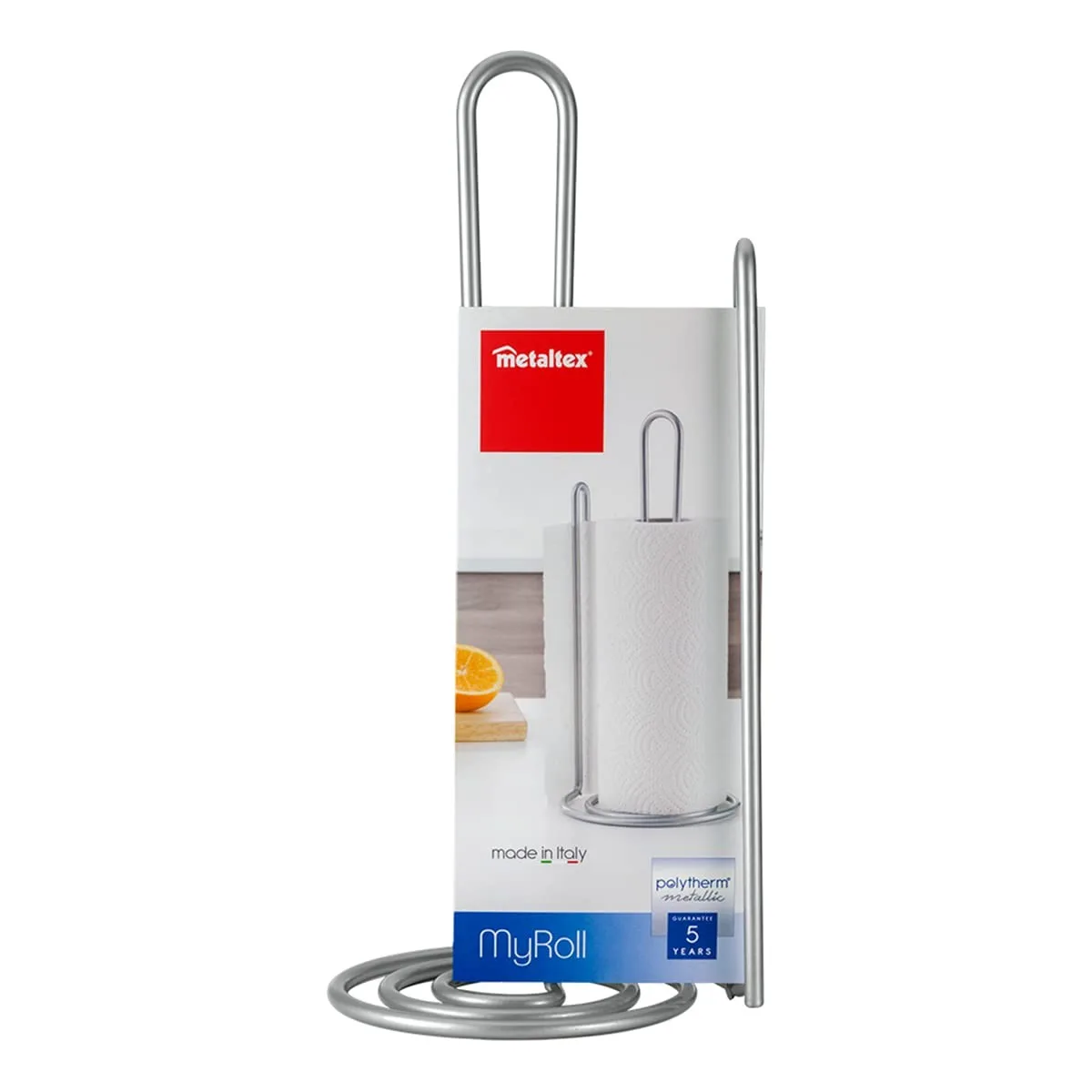 Derouleur de papier de cuisine metaltex my roll metal o15 x 32 cm spirale s791157311. Pour un shopping sans limites : Diaytar déniche pour vous le meilleur des produits généraux, électroniques et de style de vie