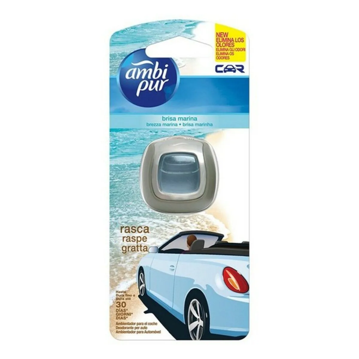 Desodorisant pour voiture brezza marina ambi pur car 30 dias 125 g s054478895. Notre mission : éradiquer le superflu pour ne vous proposer que l'essentiel... mais en beaucoup plus stylé. Bienvenue chez Diaytar.