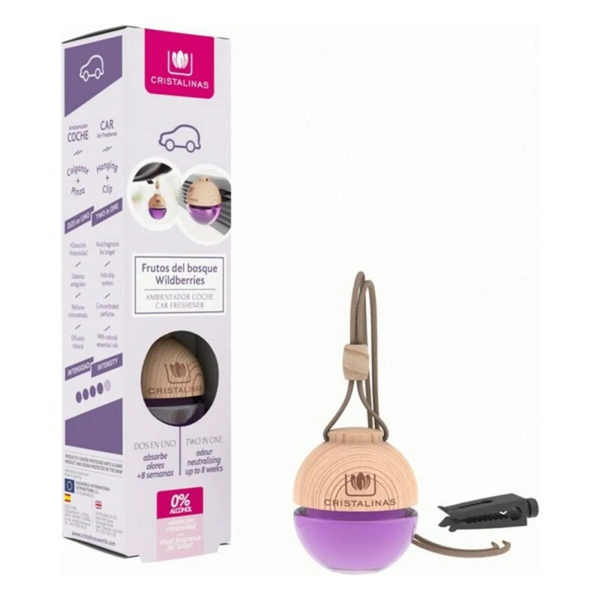 Desodorisant pour voiture cristalinas fruits des bois 6 ml s058256225. Votre foyer mérite le style et le confort des produits Diaytar Home.
