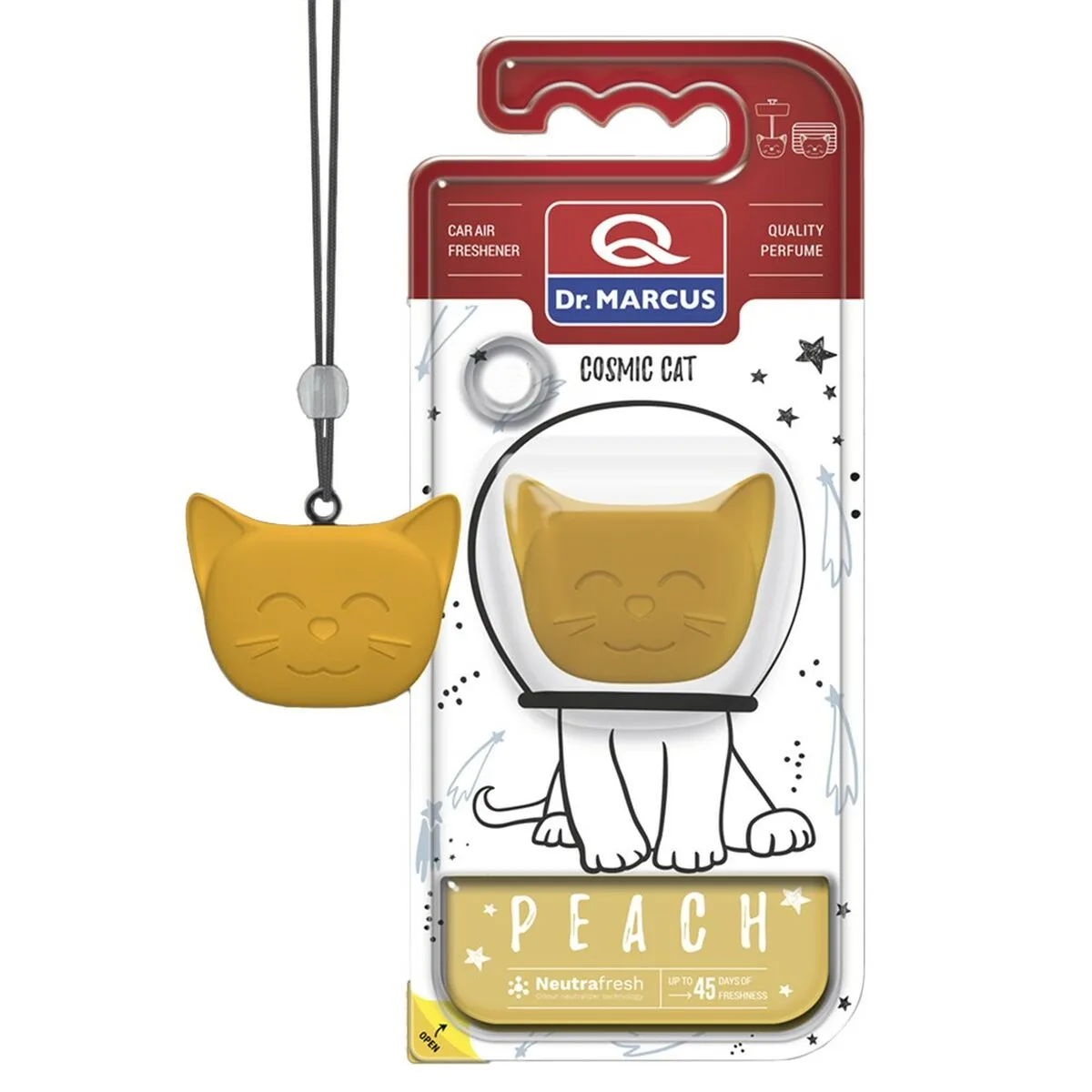 Desodorisant pour voiture dr marcus cosmic cat peche plastique pendentif s3711734270. Bienvenue dans l'ère du shopping conscient. Diaytar privilégie des produits avec une éthique et un impact positif.