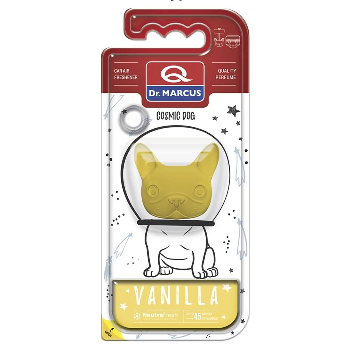 Desodorisant pour voiture dr marcus cosmic dog vanille plastique parfum pendentif s3711734380. Notre credo ? L'excellence accessible. Diaytar rend le premium attainable dans chaque catégorie de produits.