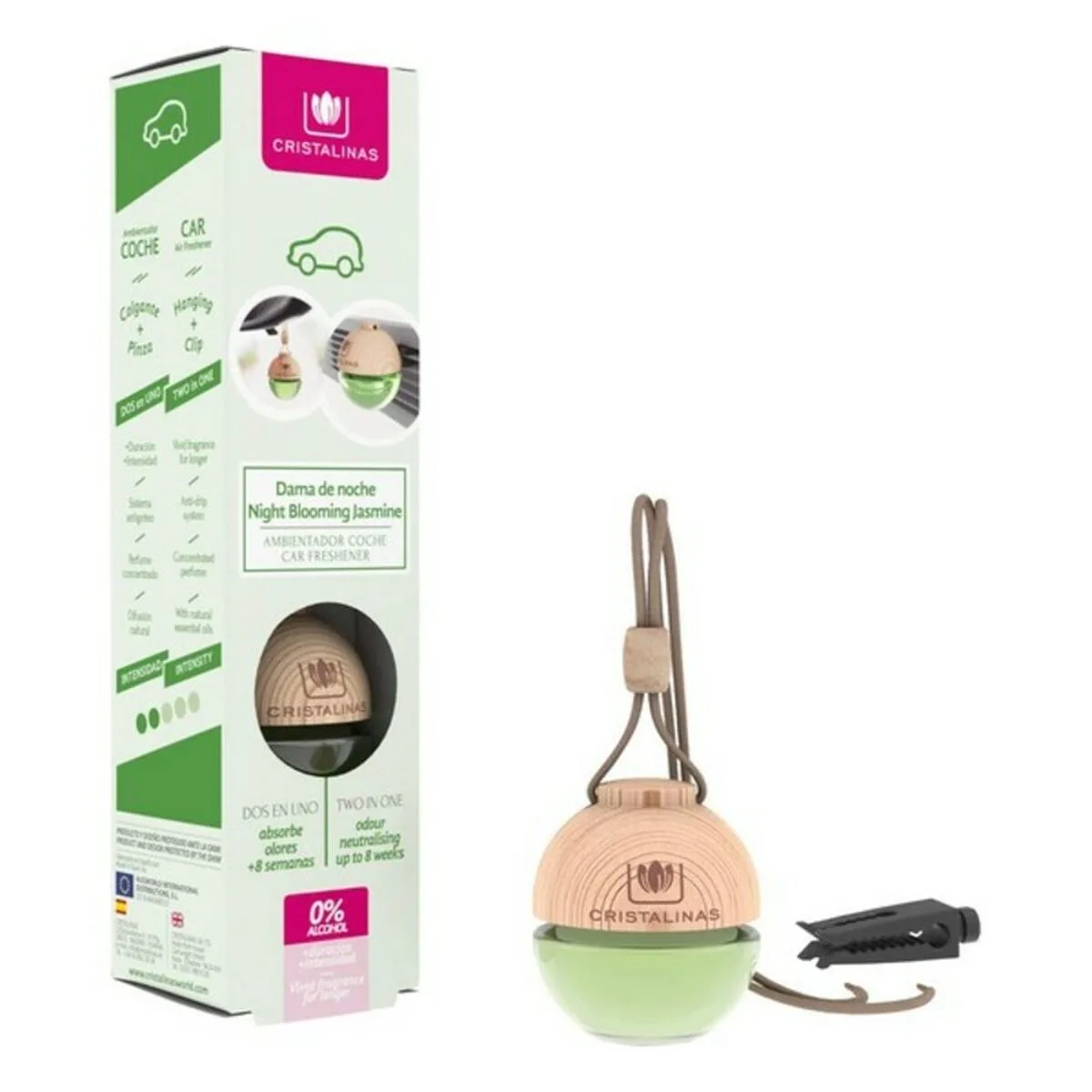 Desodorisant pour voiture night blooming jasmine cristalinas coche 6 ml s058255813. Diaytar vous connecte à l'essentiel et au superflu stylé : une gamme complète de produits pour tous vos besoins et envies